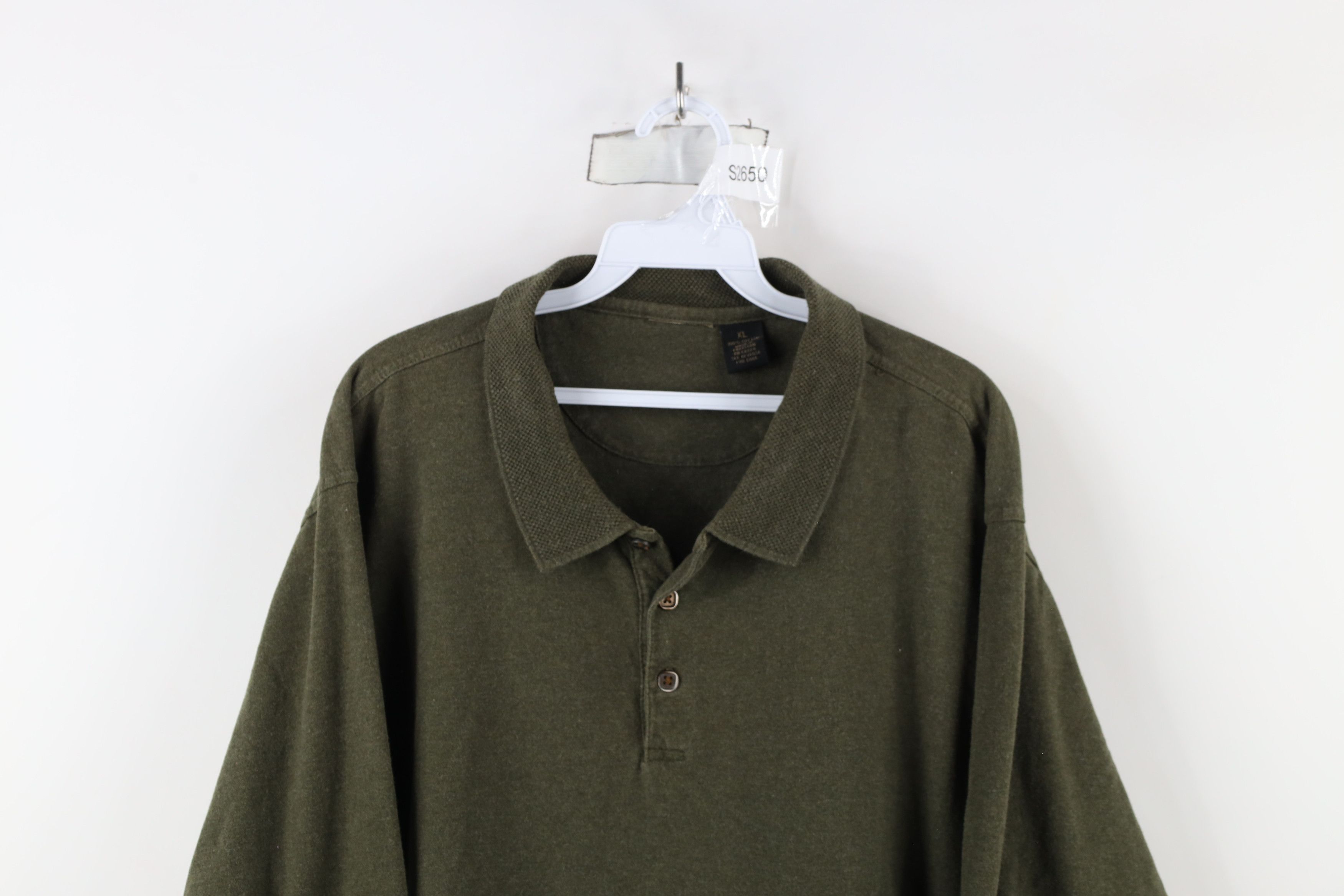 Vintage Vintage 90s Streetwear Heavyweight Long Sleeve Rugby Polo Size US XL / EU 56 / 4 - 2 Thumbnail