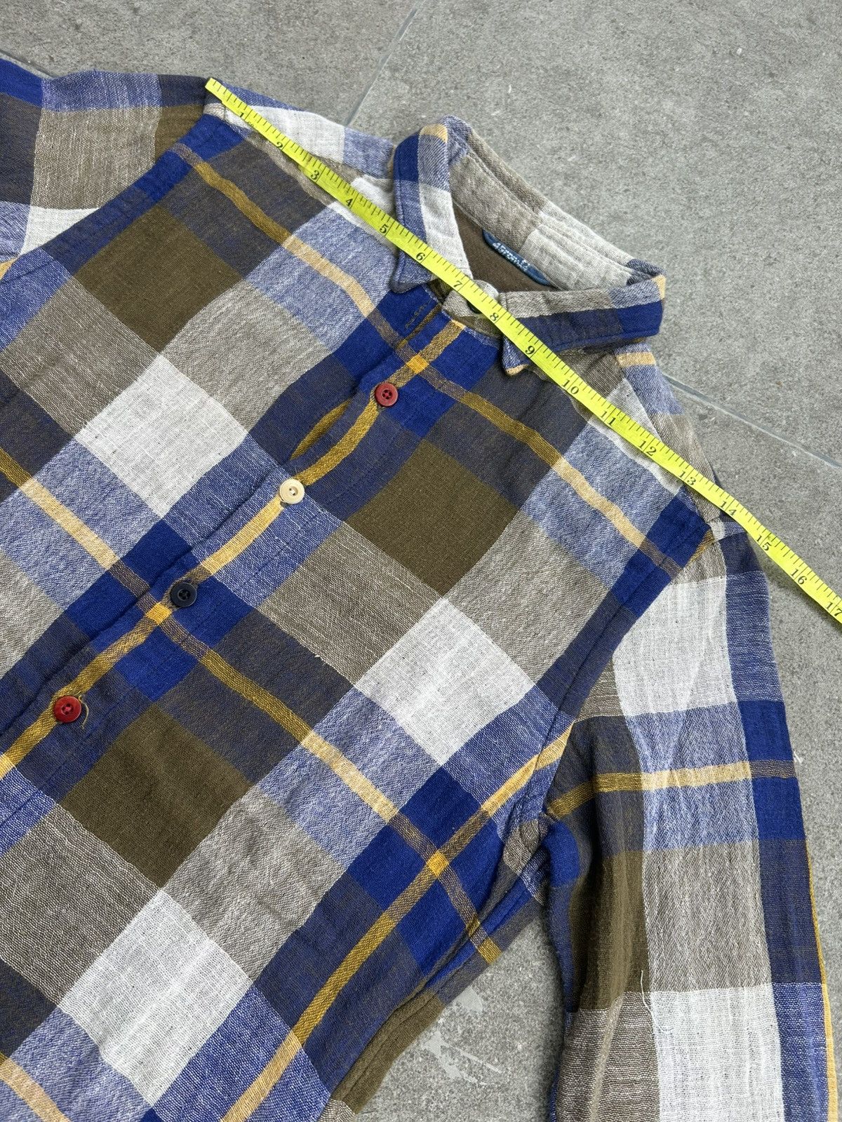 45rpm 45rpm Japan Check-patterned Button-down Shirt Size S / US 4 / IT 40 - 12 Thumbnail
