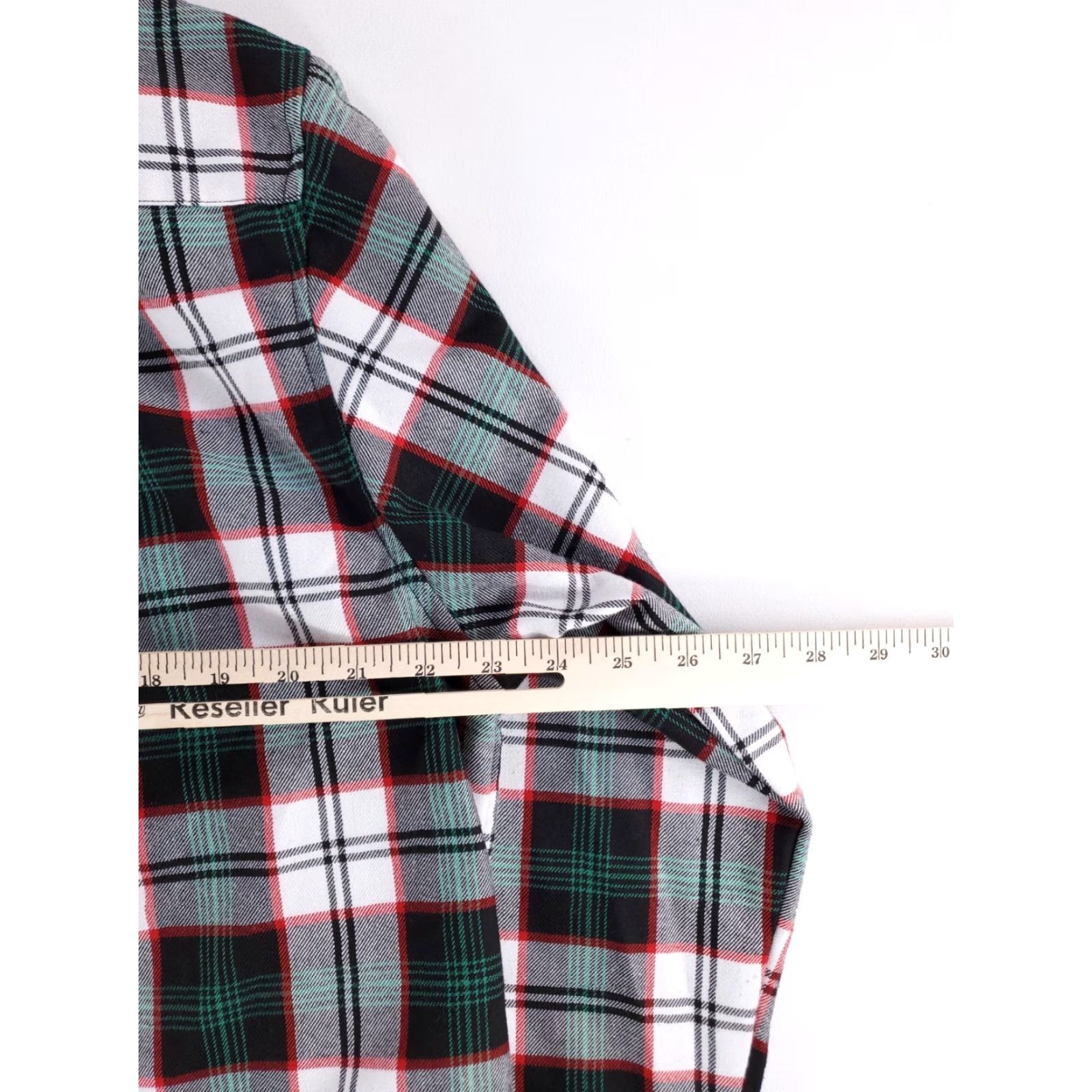 Vintage Dixxon Limited Edition Form and Function Snap On Plaid Green Red White Mens L Size US L / EU 52-54 / 3 - 7 Thumbnail