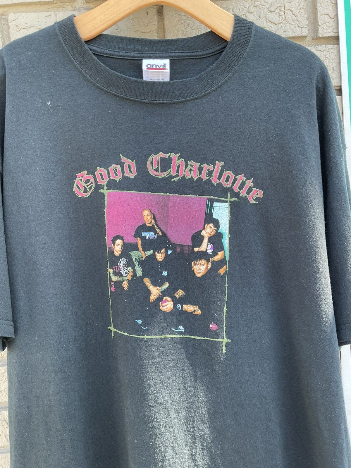 image of Band Tees x Rock Band Vintage Good Charlotte Tour 2004 T-Shirt XL in Black, Men's