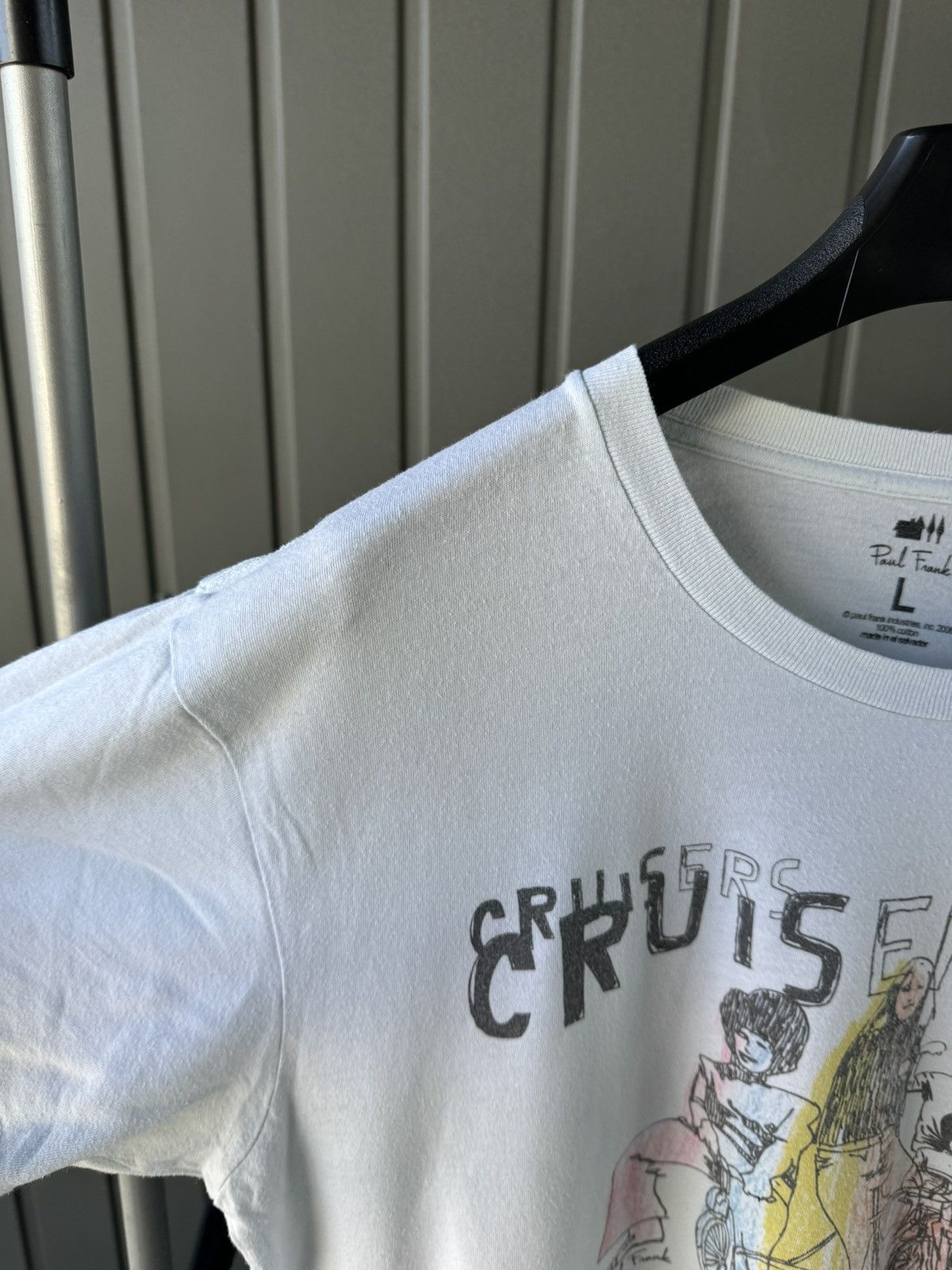 Paul Frank × Vintage Vintage 2006 Paul Frank Cruisers Bike T Shirt Bicycle Size US L / EU 52-54 / 3 - 3 Thumbnail