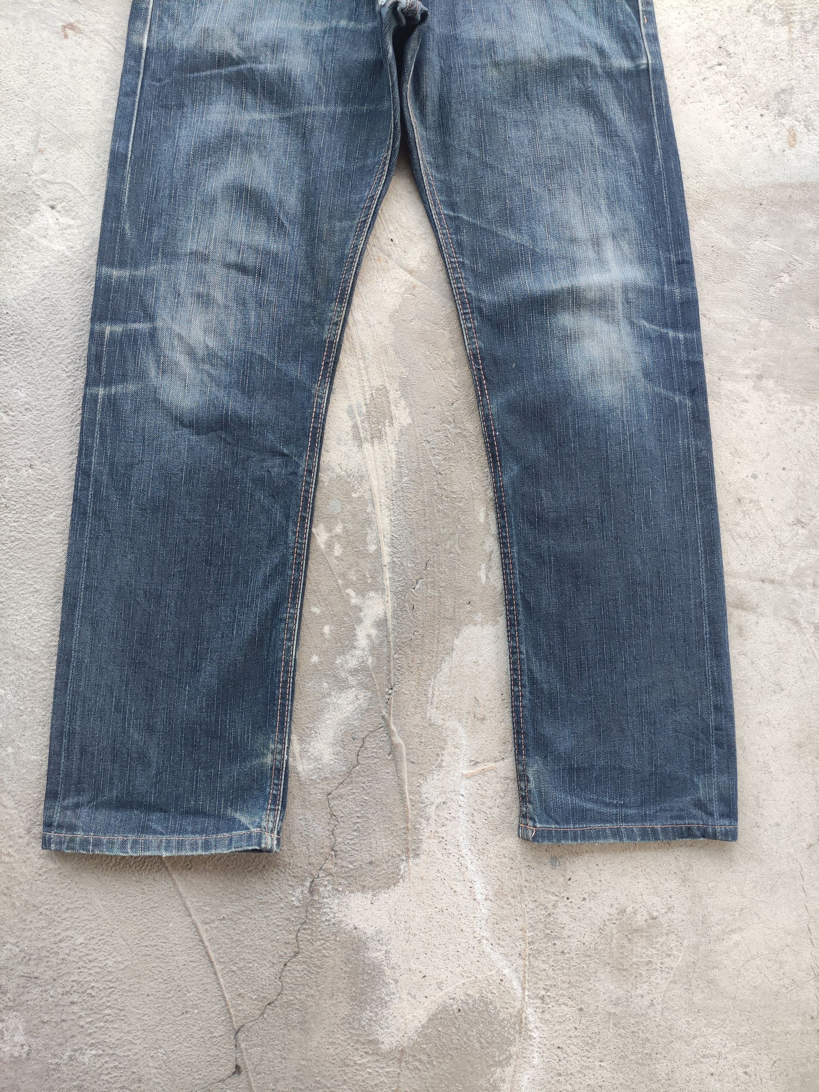 Edwin Vintage Edwin Japan Selvage Distressed Faded Denim Size US 34 / EU 50 - 4 Thumbnail