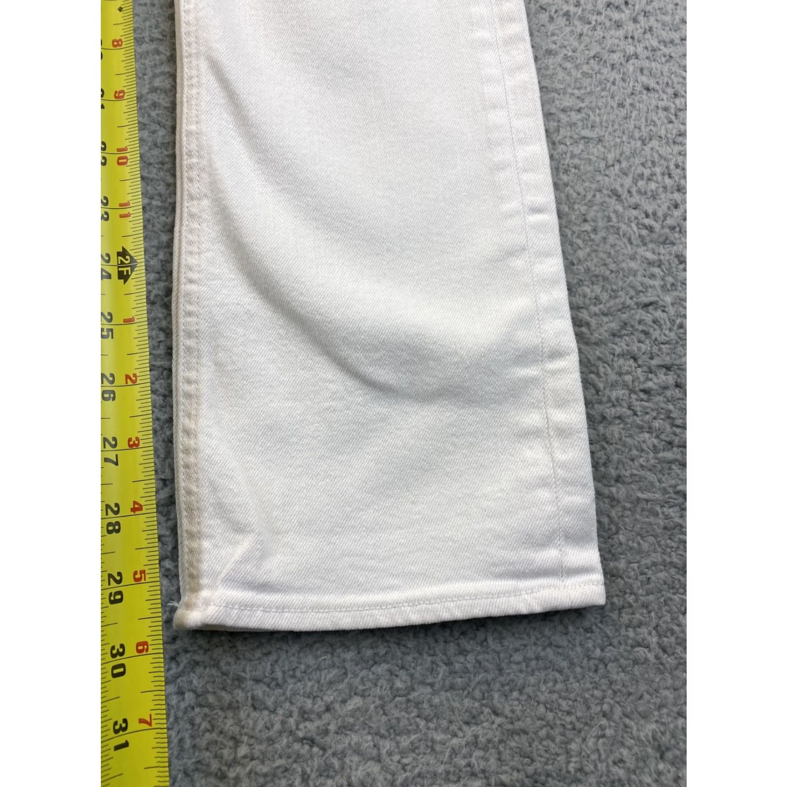 J.Crew J.CREW Match 27R Jeans Women 31 x 30 White Denim Slim Straight Vintage No (if applicable) Size 27" / US 4 / IT 40 - 6 Thumbnail