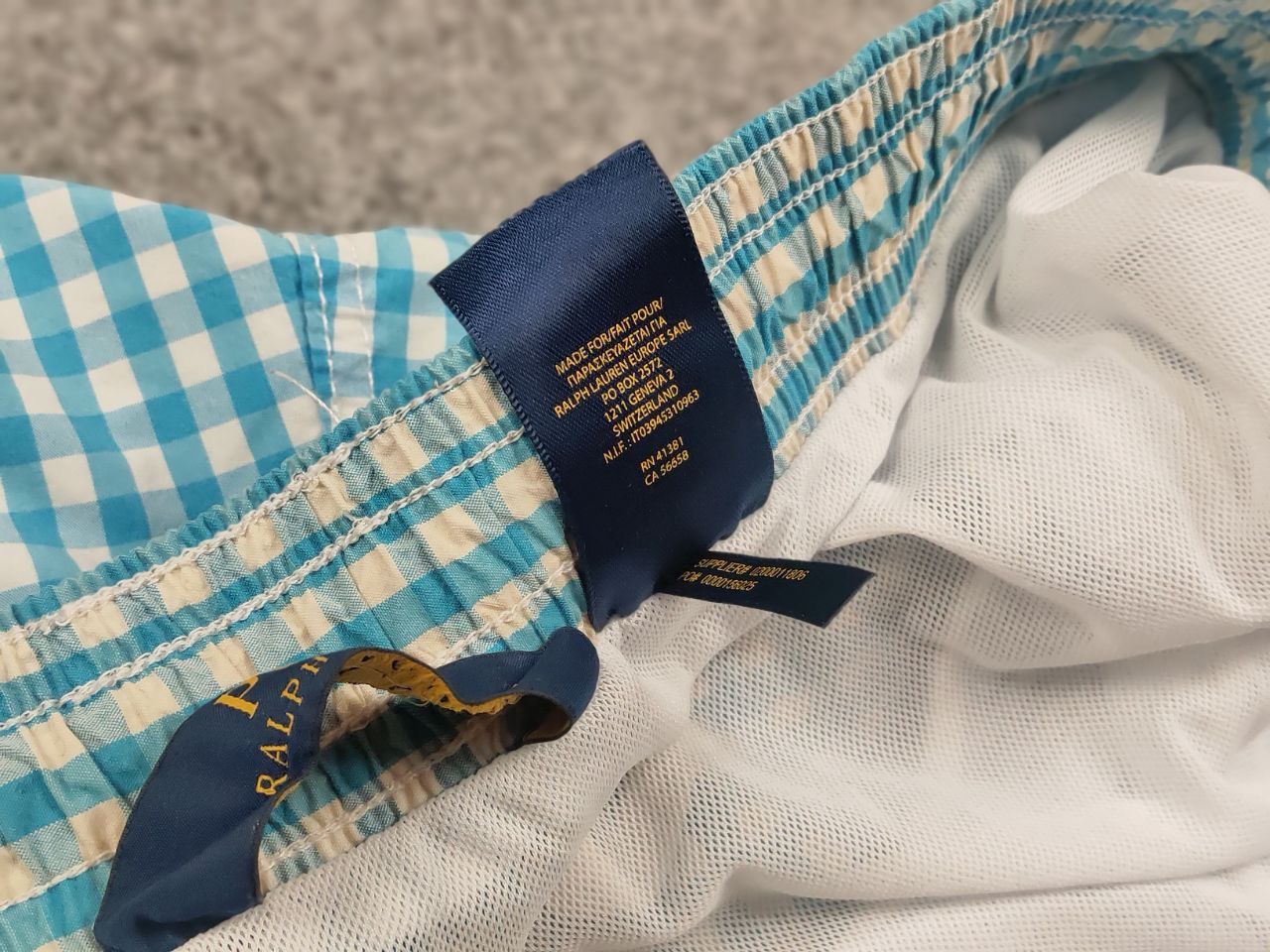 Polo Ralph Lauren Vintage Polo Ralph Lauren Blue checkered Cotton Blend Shorts Size US 32 / EU 48 - 16 Thumbnail