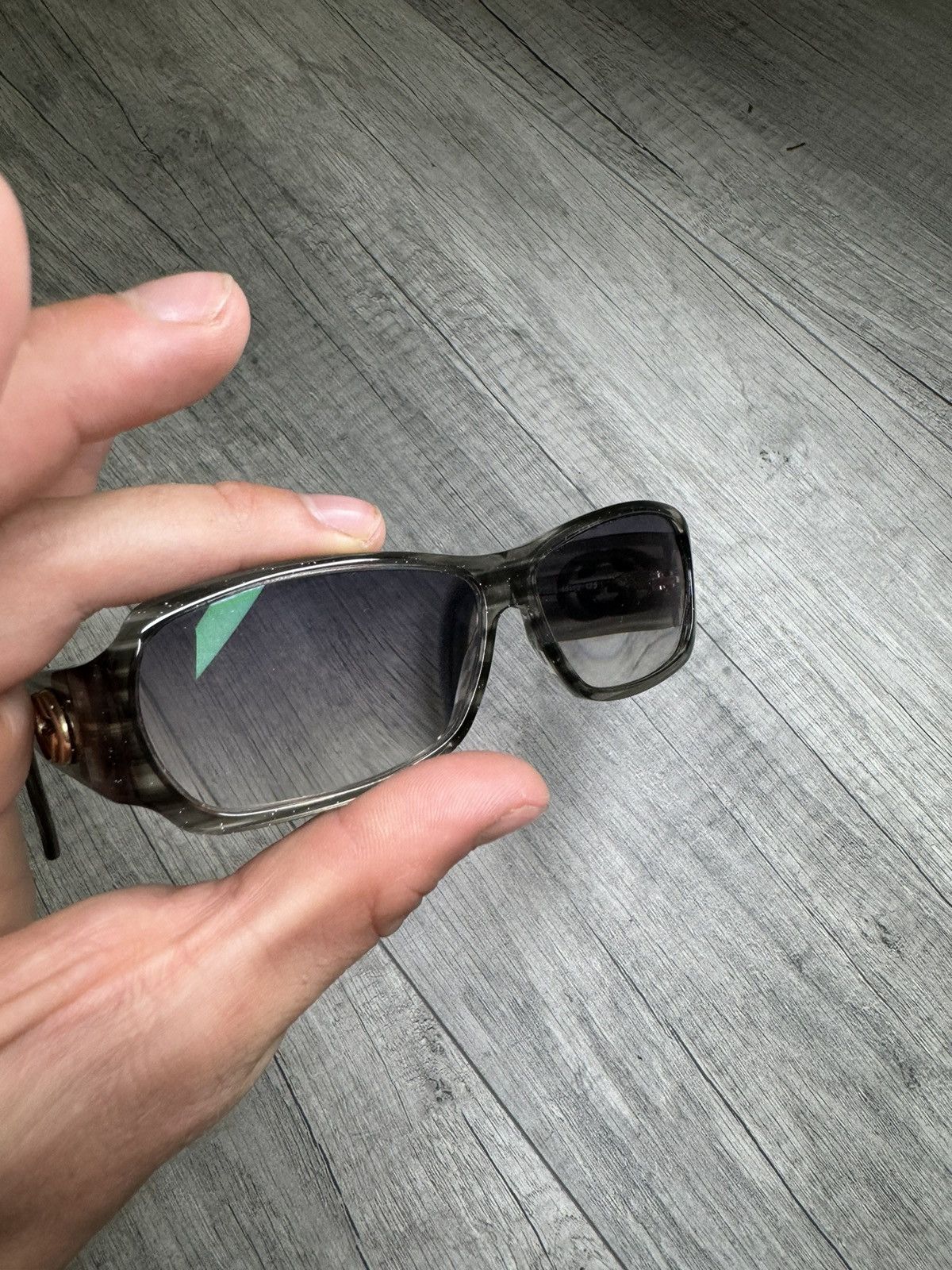 Gucci Gucci GG Logo transparent grey sunglasses - GG 2935/S Size ONE SIZE - 8 Thumbnail