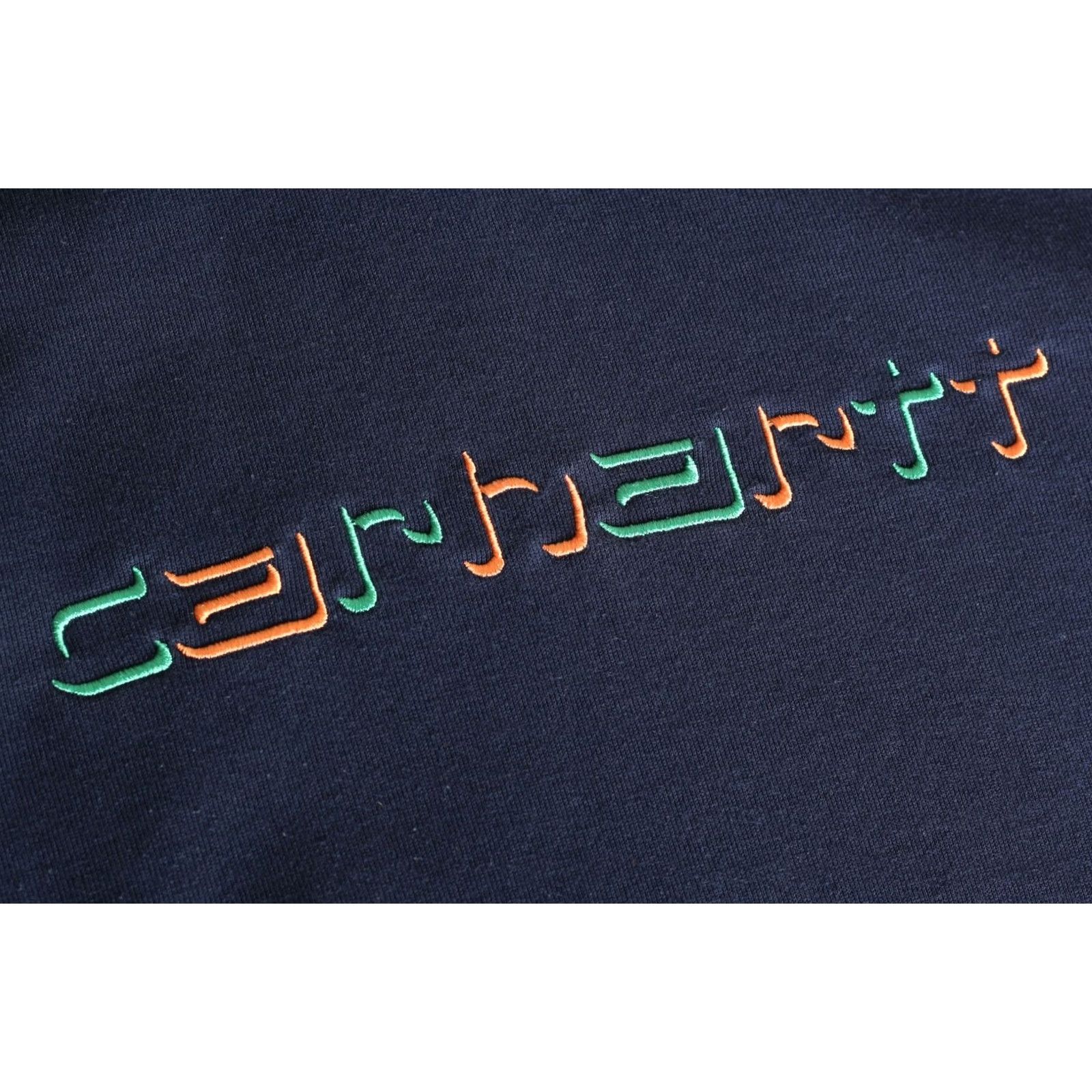 Carhartt Wip Carhartt WIP Hooded Shadow Script Sweat Hoodie Sweatshirt Men XS Blue Hoodie XS Men Clothing Pullover 90s Designer Modern Size US XS / EU 42 / 0 - 3 Thumbnail