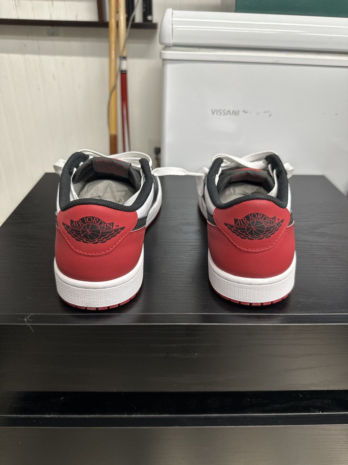 Jordan Brand Jordan 1 Retro Low OG Black Toe (2023) Size US 9 / EU 42 - 4 Thumbnail