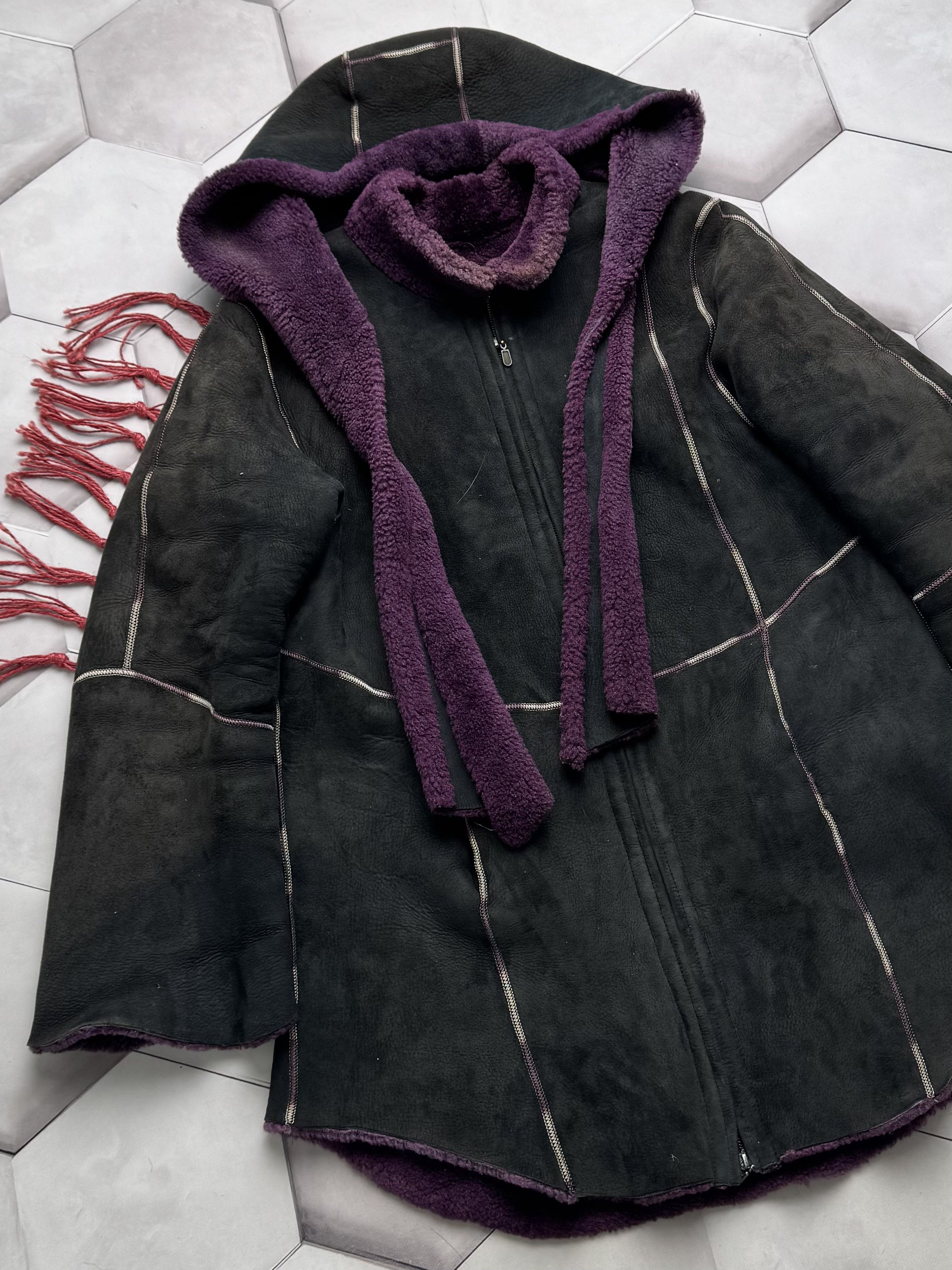 Vintage Vintage Real Sheepskin Coat (E4) Size M / US 6-8 / IT 42-44 - 2 Thumbnail