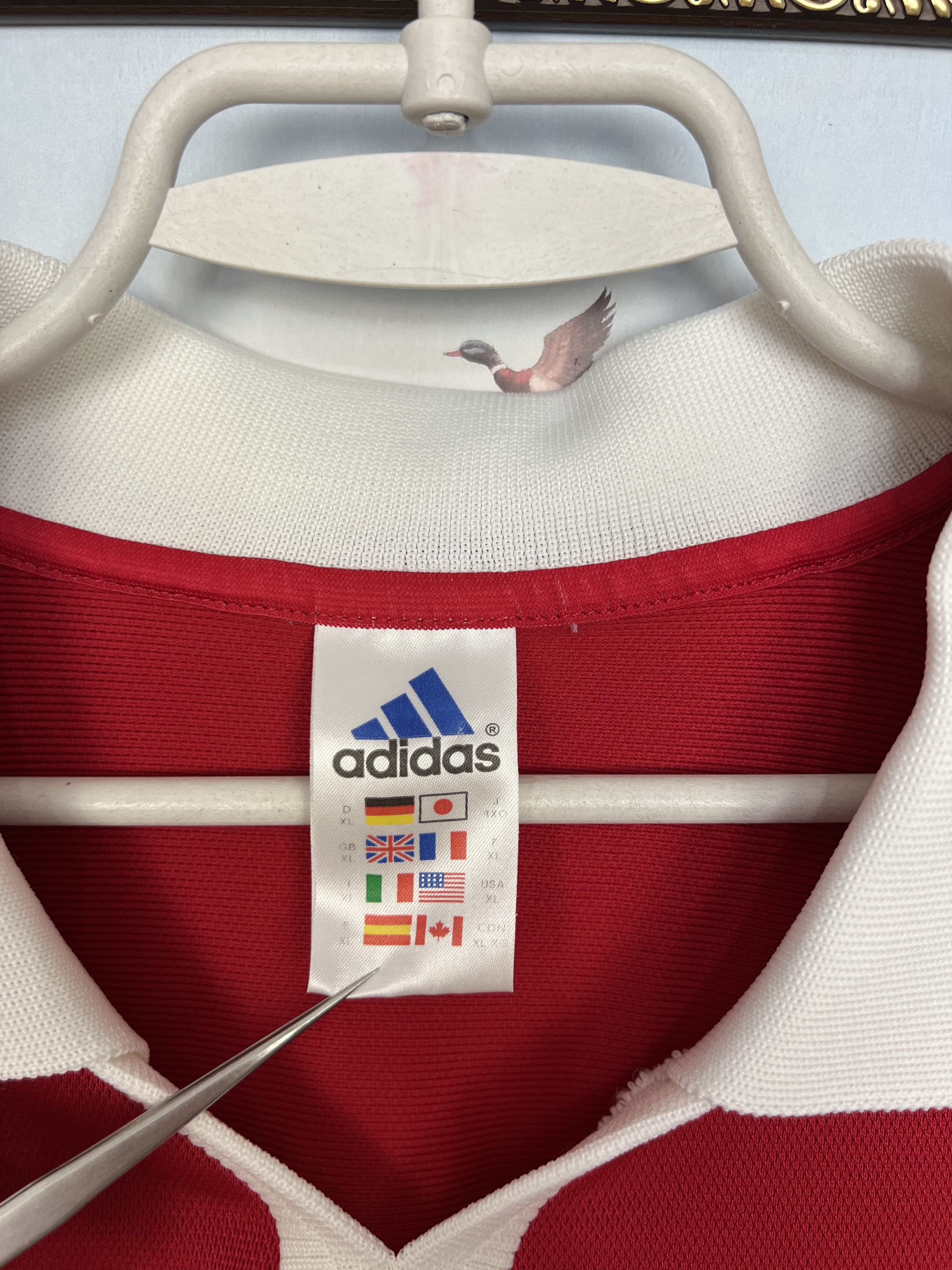 Adidas SpVgg Unterhaching Away football shirt 2000 Soccer Adidas Size US XL / EU 56 / 4 - 7 Thumbnail
