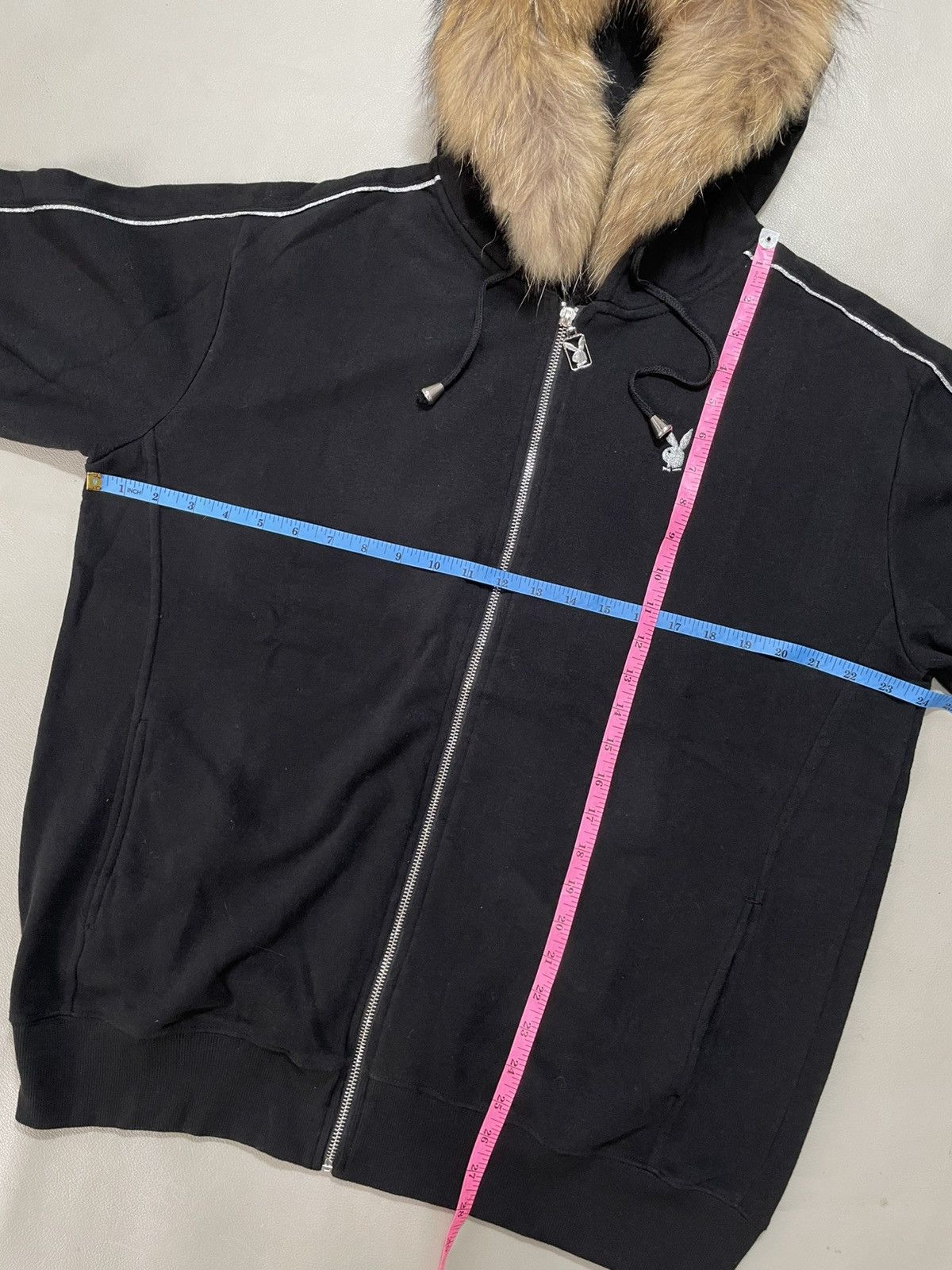 Hysteric Glamour Vintage Playboy Zip Fur Hoodie ifsix lgb style Size US XL / EU 56 / 4 - 7 Thumbnail