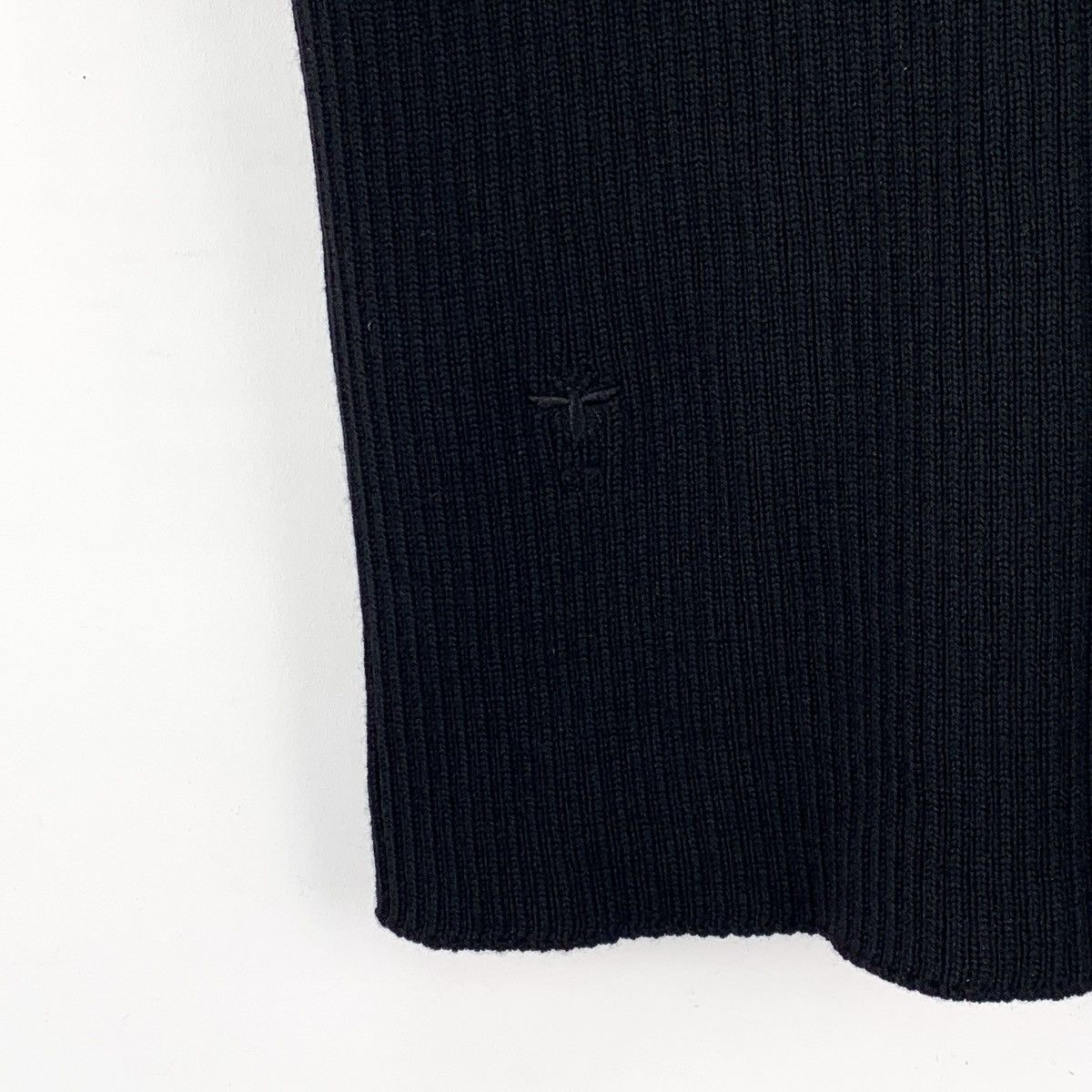 Dior Dior 23 Style Black Wool Sleeveless Knit Vest K26WX Size S / US 4 / IT 40 - 4 Thumbnail