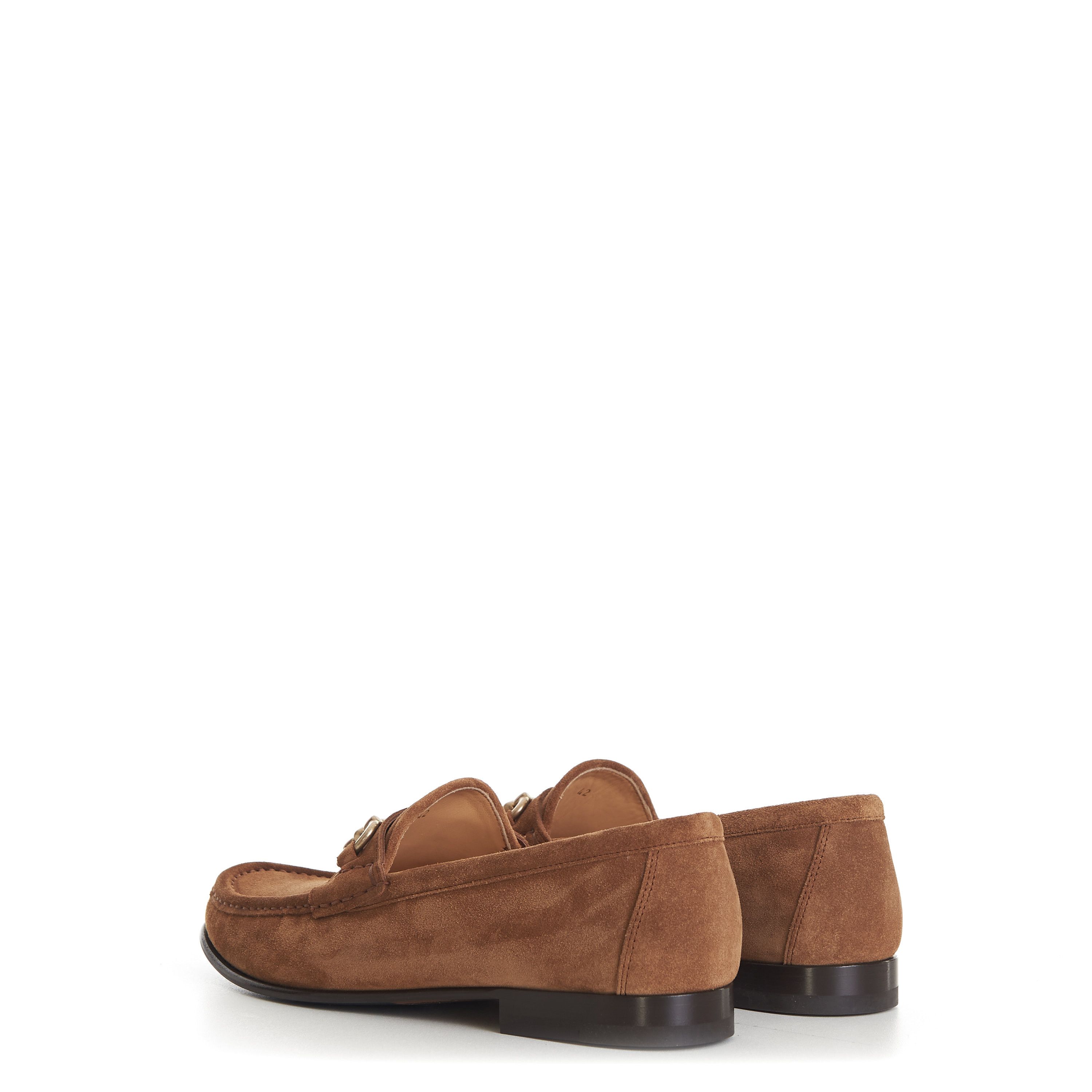 Brunello Cucinelli Brown Suede Loafers - Horse-Bit Size US 9.5 / EU 42-43 - 6 Thumbnail