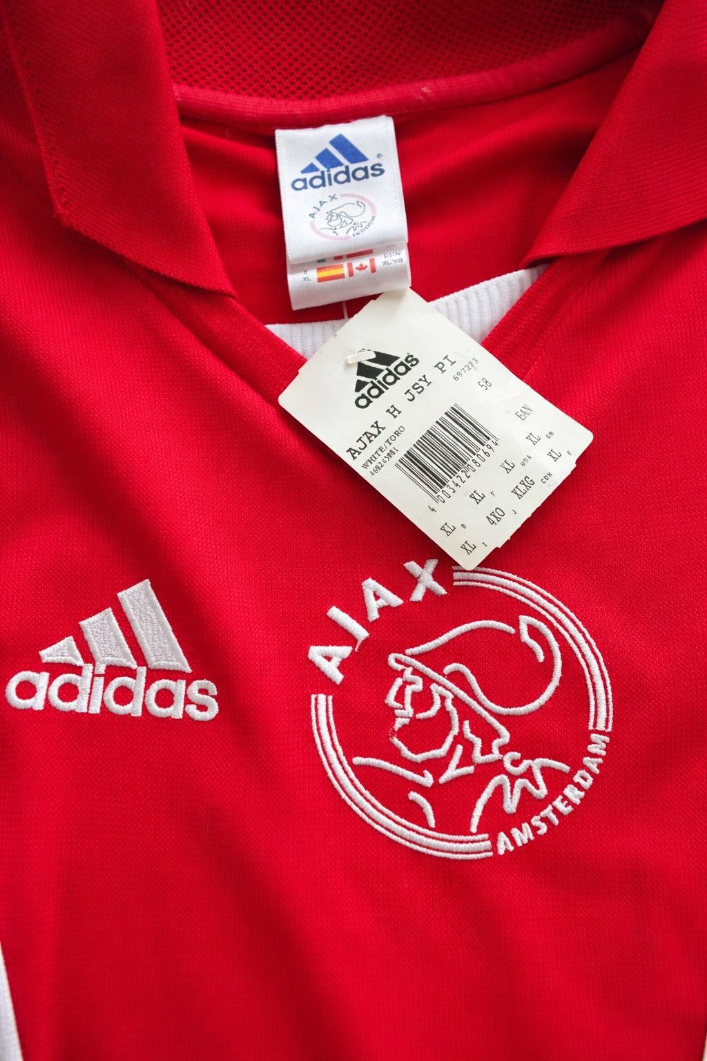 Adidas Adidas Ajax Amsterdam Home Jersey- XL Size US XL / EU 56 / 4 - 4 Thumbnail