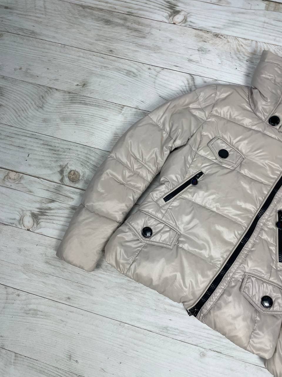 Moncler Vintage Moncler Indre Giubboto Women Puffer Jacket Beige Size XS / US 0-2 / IT 36-38 - 2 Thumbnail
