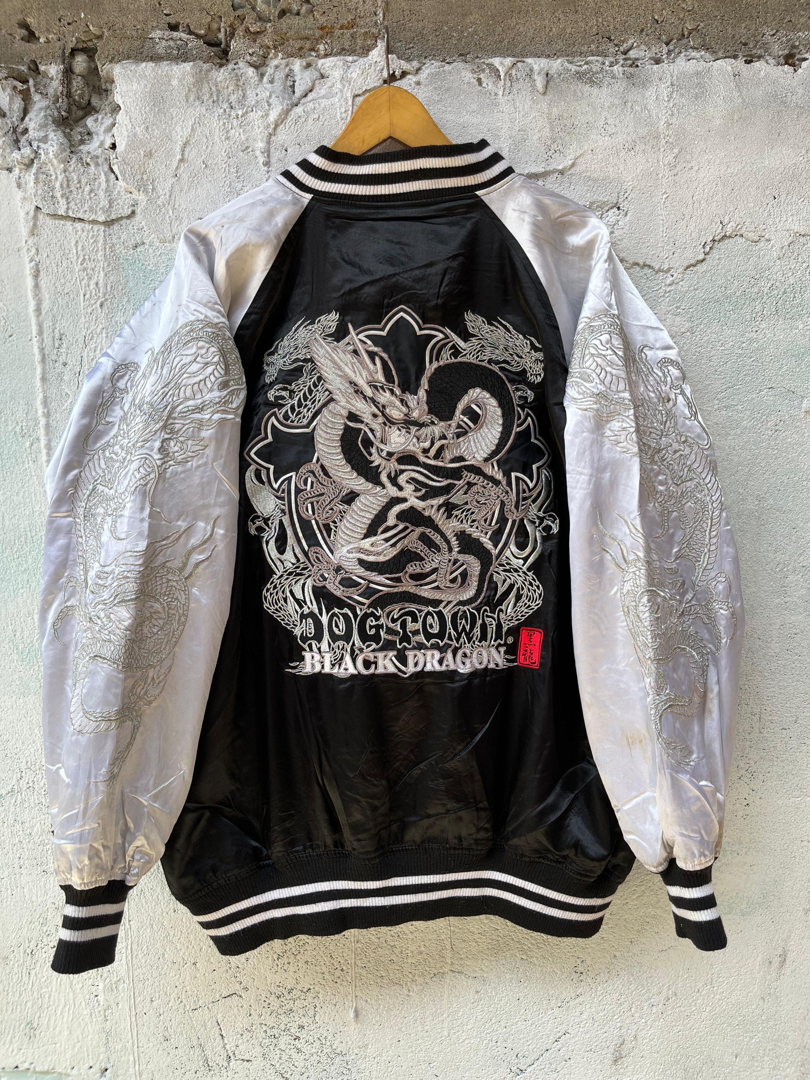 Dogtown Vtg Dogtown Black Dragon Sukajan Jacket Size US XL / EU 56 / 4 - 2 Thumbnail