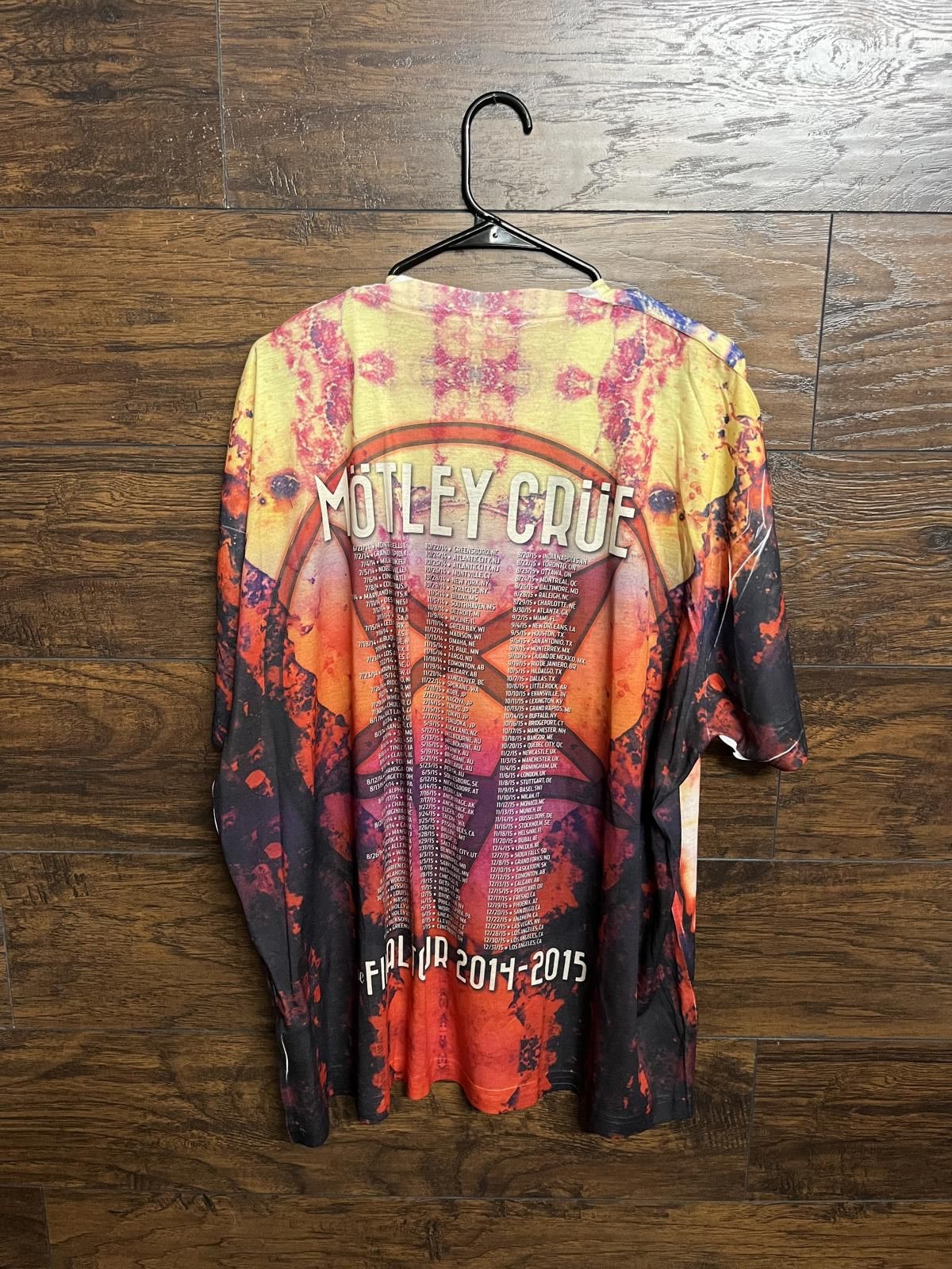 Designer Motley Crue AOP T-shirt The Final Tour 2014-2015 Shirt 3XL Size US XXL / EU 58 / 5 - 2 Thumbnail