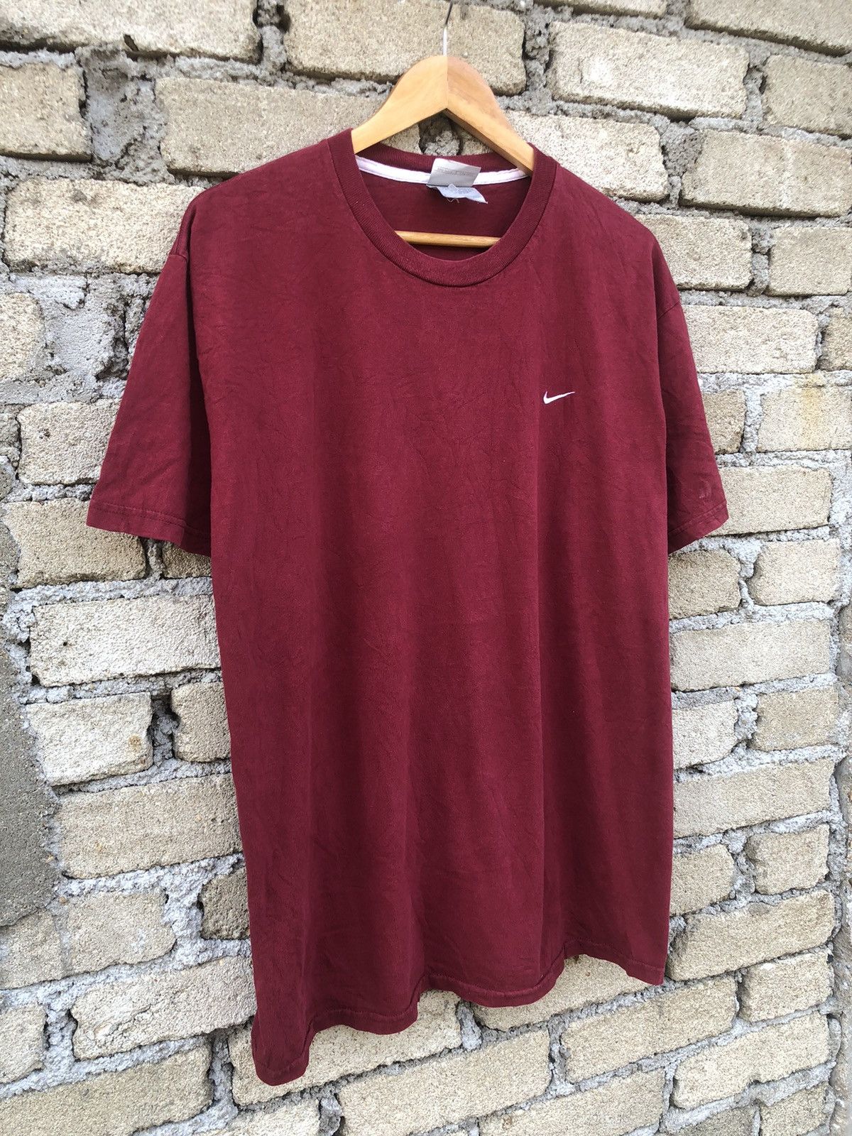 Japanese Brand Vintage Y2K Nike Small Swoosh Baggy Tees Size US XL / EU 56 / 4 - 3 Thumbnail