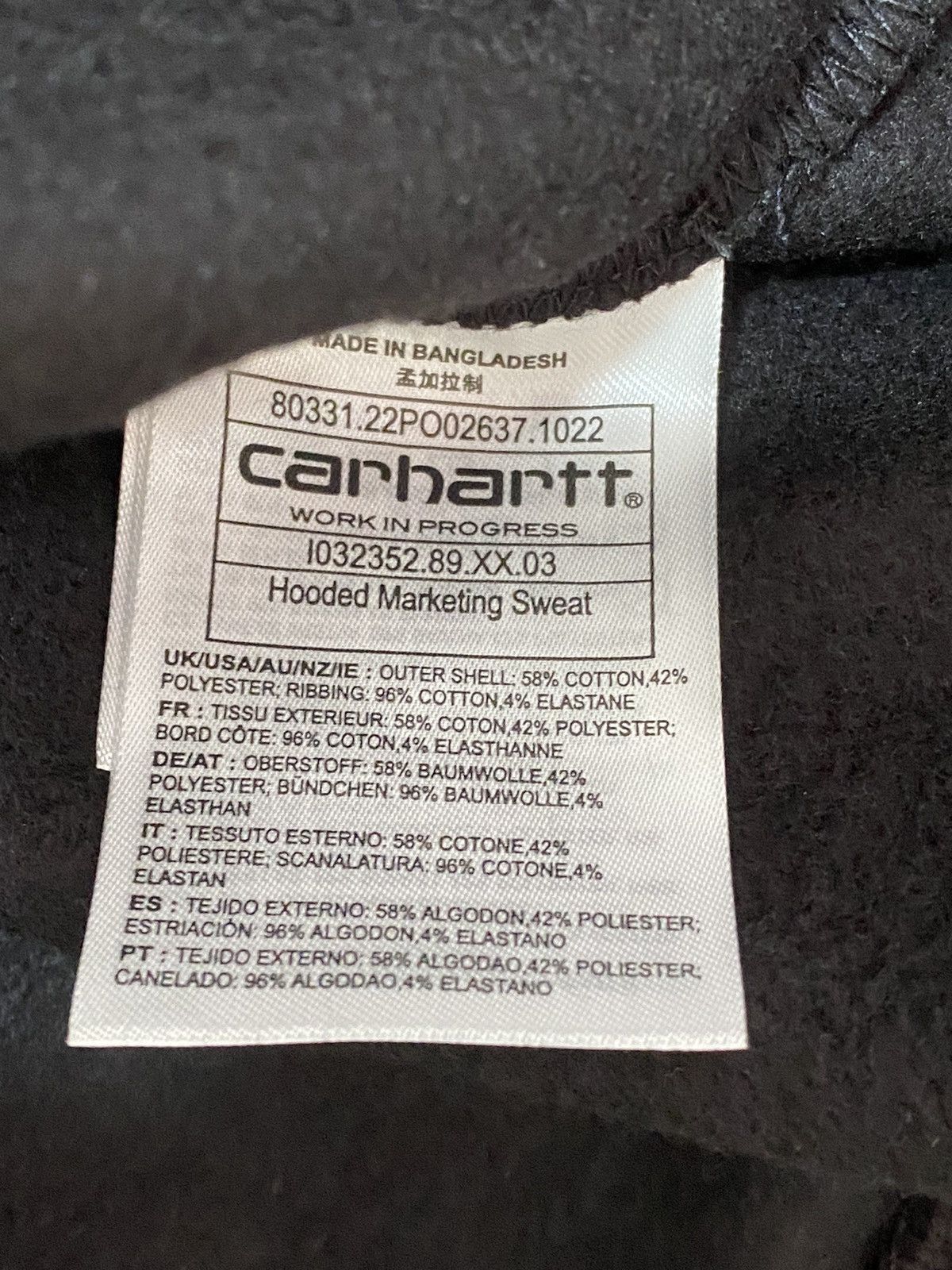 Carhartt Wip Carhartt WIP Skate Jam sweatshirt size M black with new Size US M / EU 48-50 / 2 - 15 Thumbnail