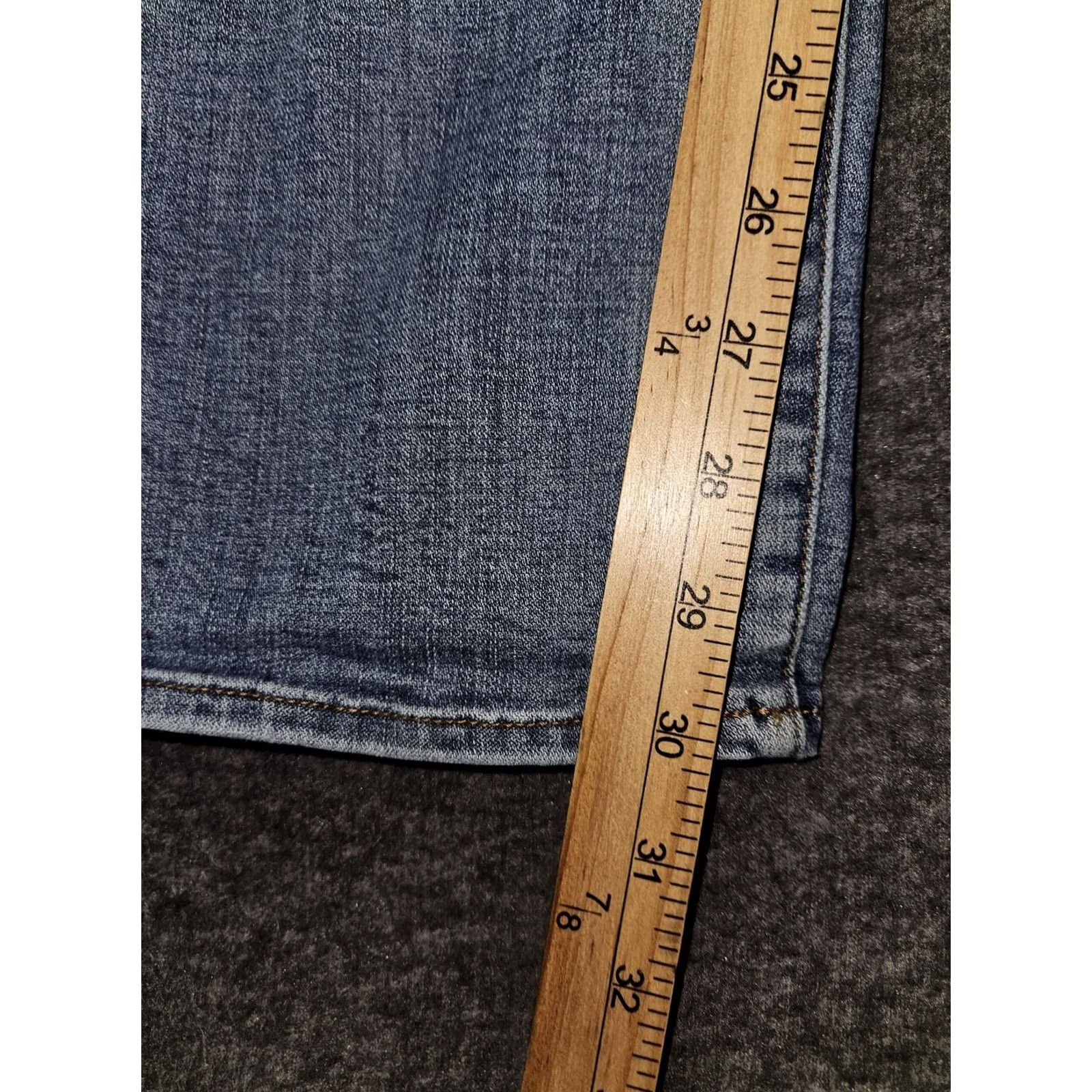 Vintage American Eagle Jeans Mens 32x32 Slim Straight Distressed Extreme Flex Denim Pant Size US 32 / EU 48 - 5 Thumbnail