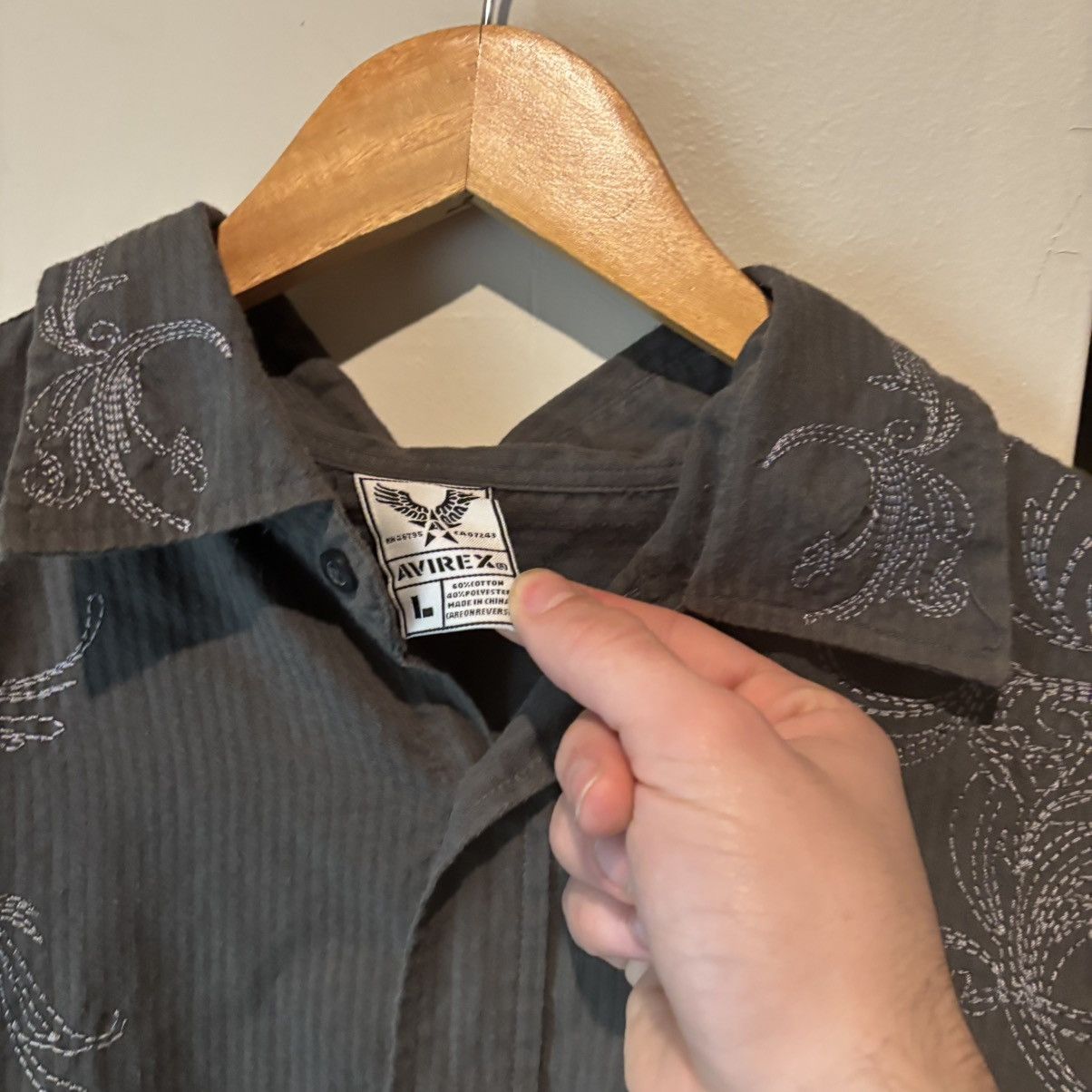 Avirex Y2K 2000s Avirex Embroidered Shirt Button Down Size US L / EU 52-54 / 3 - 2 Thumbnail