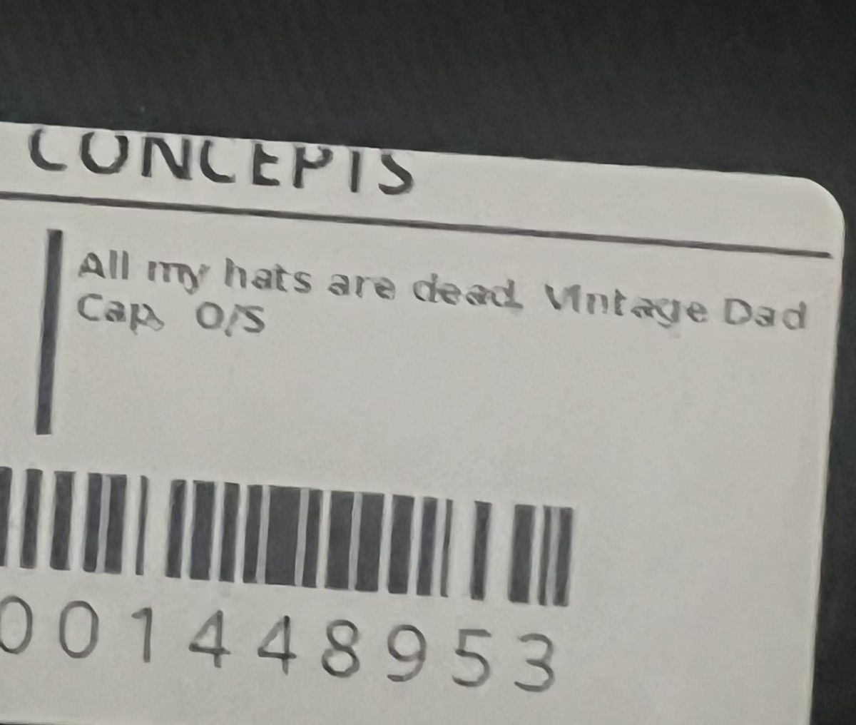 AllMyHatsAreDead All My Hats Are Dead Vintage Dad Cap Grateful Dead Size ONE SIZE - 3 Thumbnail