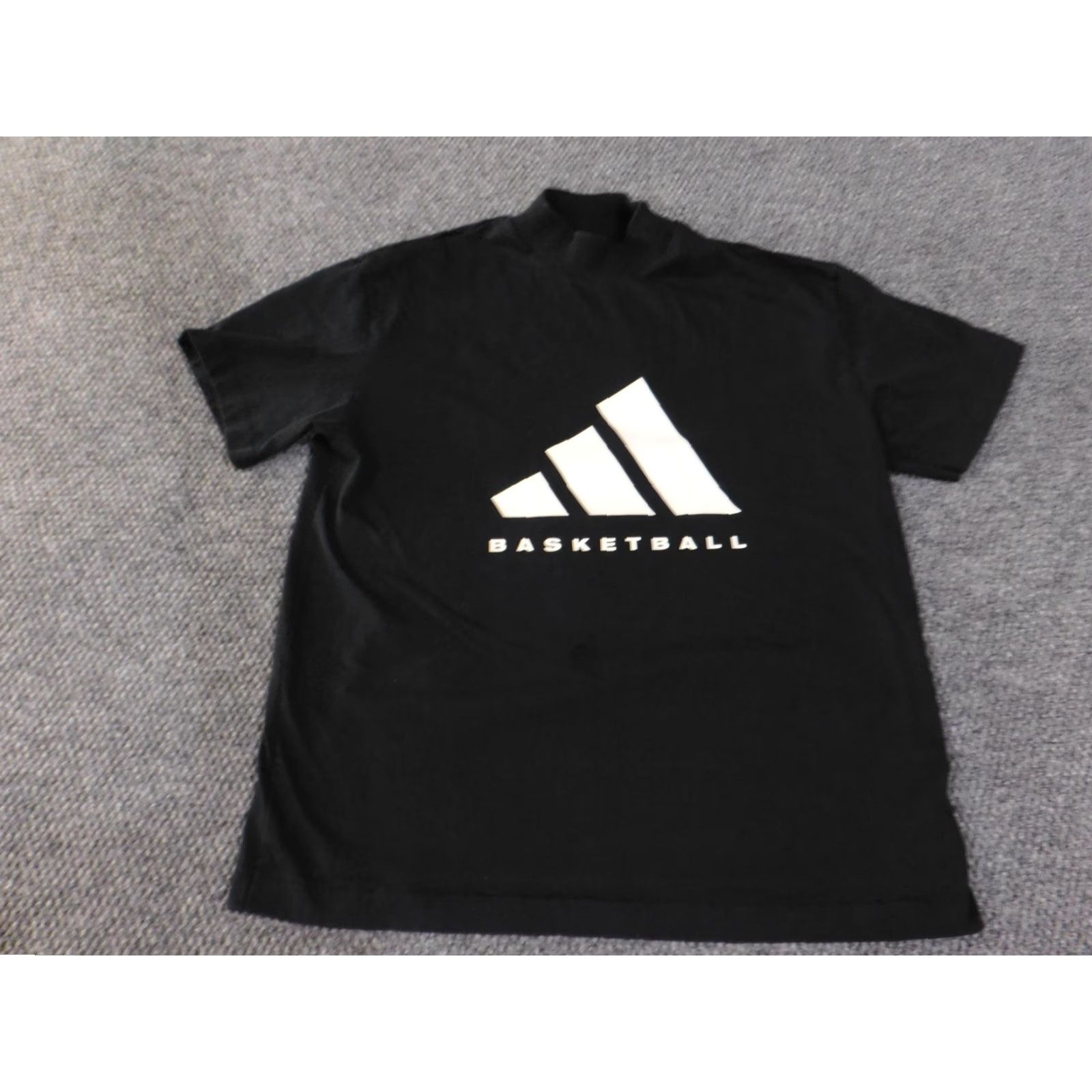 Adidas Adidas Shirt Mens Small Black Basketball Graphic Tee Short Sleeve Athletic Cotton Size US S / EU 44-46 / 1 - 5 Thumbnail