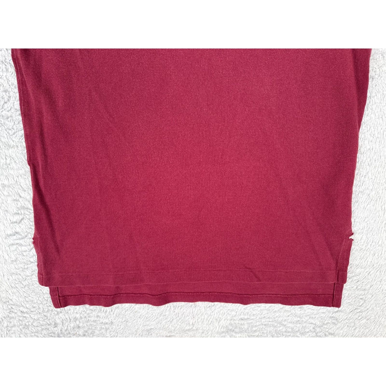 Ralph Lauren VINTAGE Ralph Lauren Polo Shirt Men M Red 100% Cotton Slim Fit Size US M / EU 48-50 / 2 - 5 Thumbnail