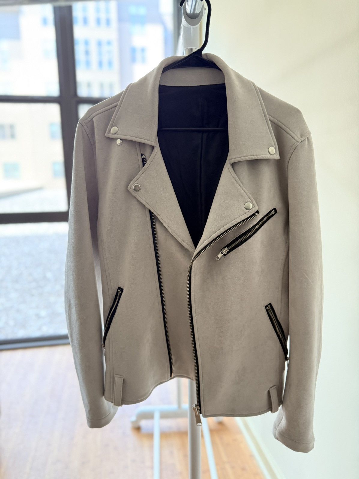 semanticdesign Semantic Design White Biker Jacket Size US M / EU 48-50 / 2 - 1 Thumbnail