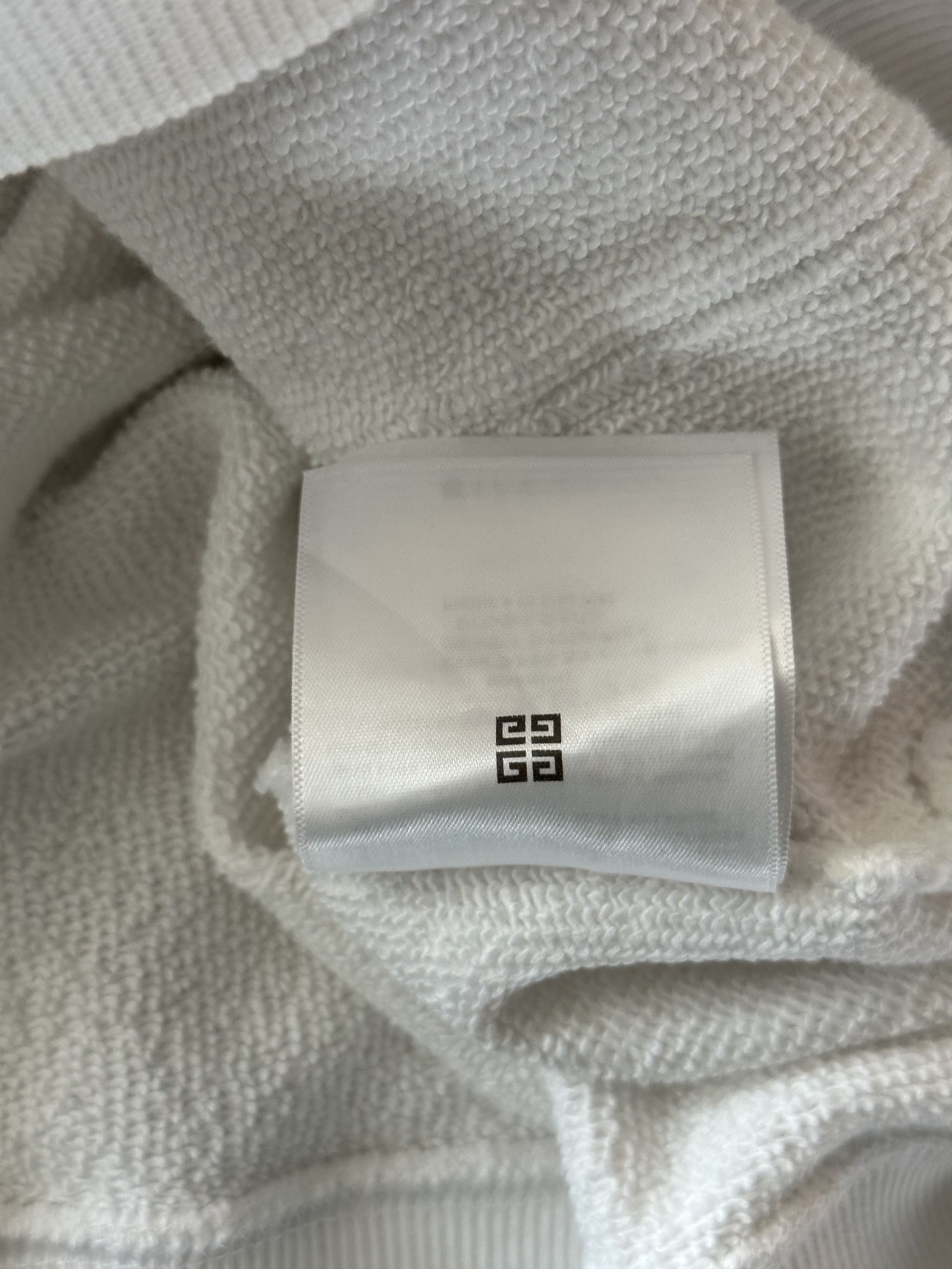 Givenchy Givenchy White & Multicolor Crayon Logo Hoodie Size US M / EU 48-50 / 2 - 6 Thumbnail