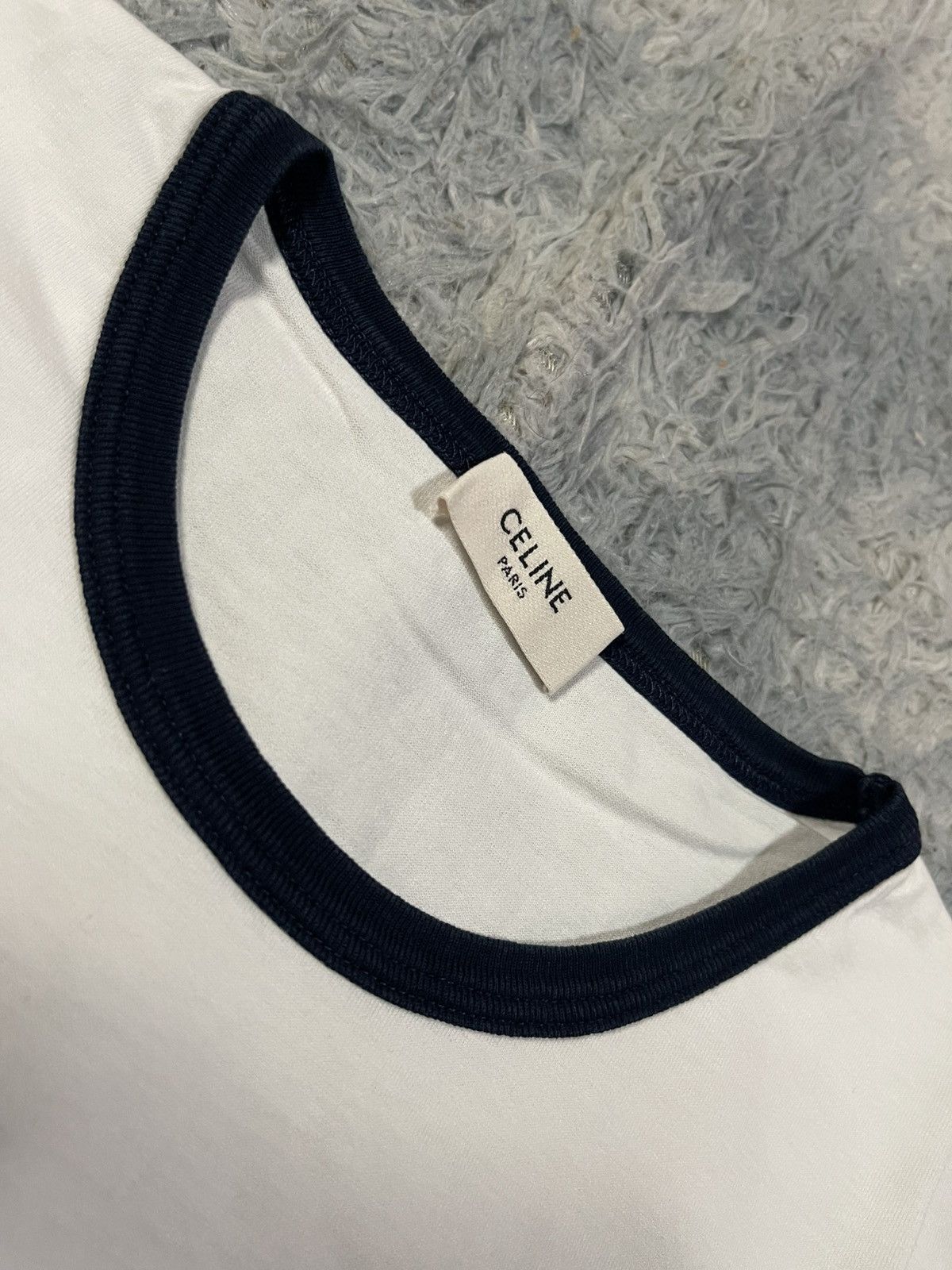 Celine CELINE Paris Heart Triomphe Ringer Tee Size M / US 6-8 / IT 42-44 - 5 Thumbnail