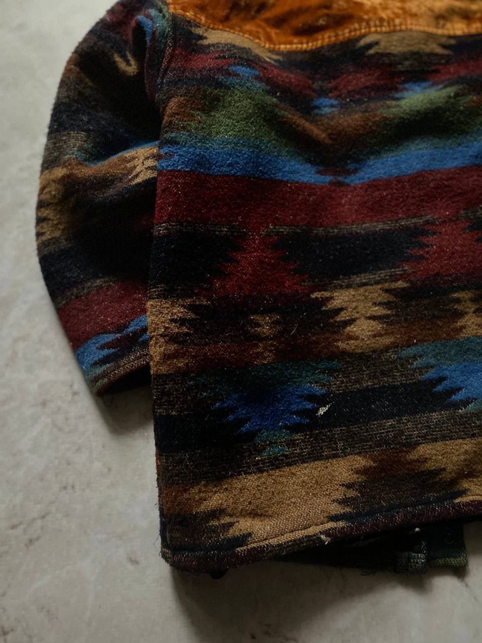 Cowboy Equipment × Vintage Vintage 90s Aztec Navajo Vestern Work carpet Jacket Size US L / EU 52-54 / 3 - 7 Thumbnail