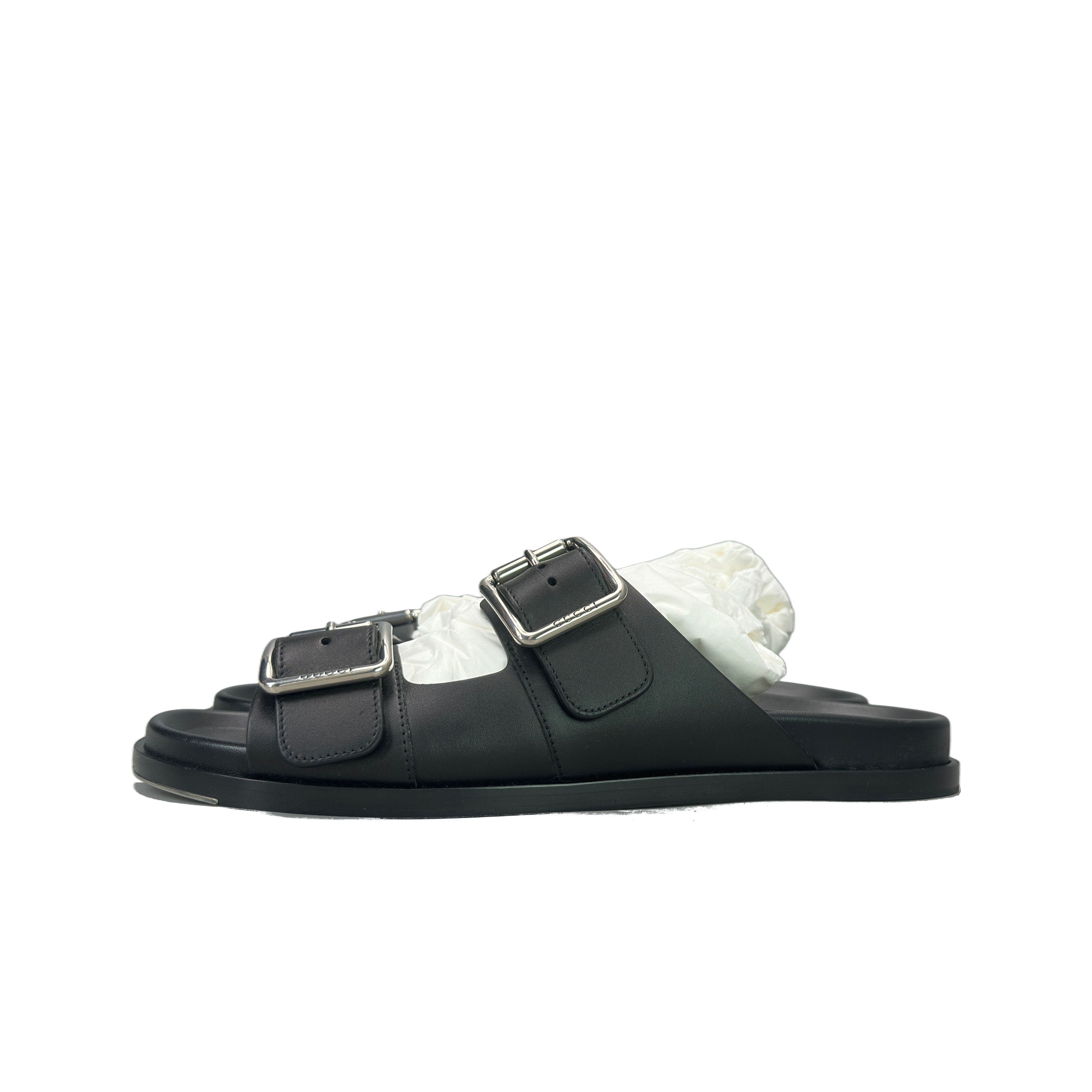 Gucci Gucci Leather Buckle Sandals Size 9 Size US 9 / EU 42 - 1 Thumbnail