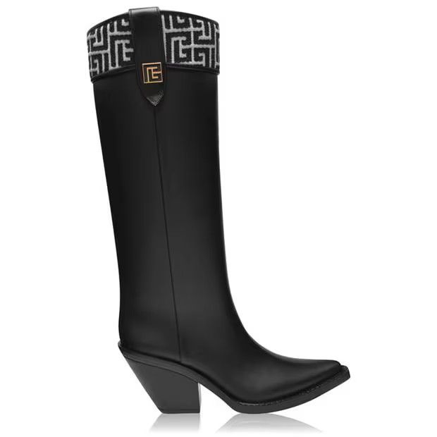 o1g2r1mq0924 Tess Rubber Boots in Ivoire & Noir