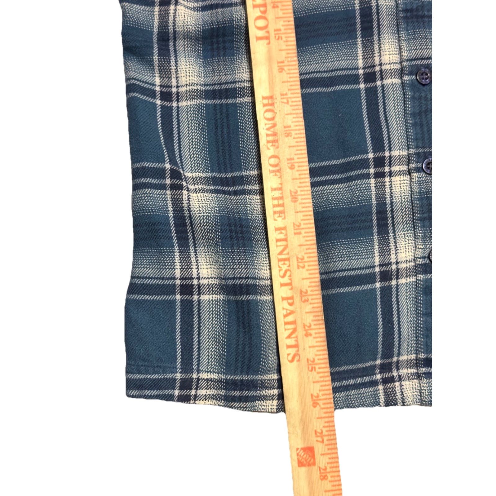 Patagonia Patagonia Shirt Womens 12 Blue Plaid Flannel Organic Cotton Button Long Sleeve Size XL / US 12-14 / IT 48-50 - 4 Thumbnail