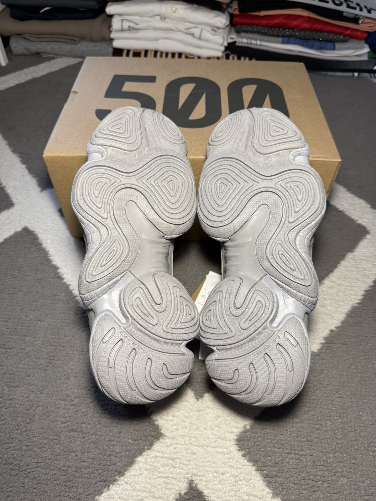 Adidas × Kanye West × Yeezy Adidas Yeezy 500 Stone Salt Sneakers IE4783 BNWT 7 US Size US 7 / EU 40 - 10 Thumbnail