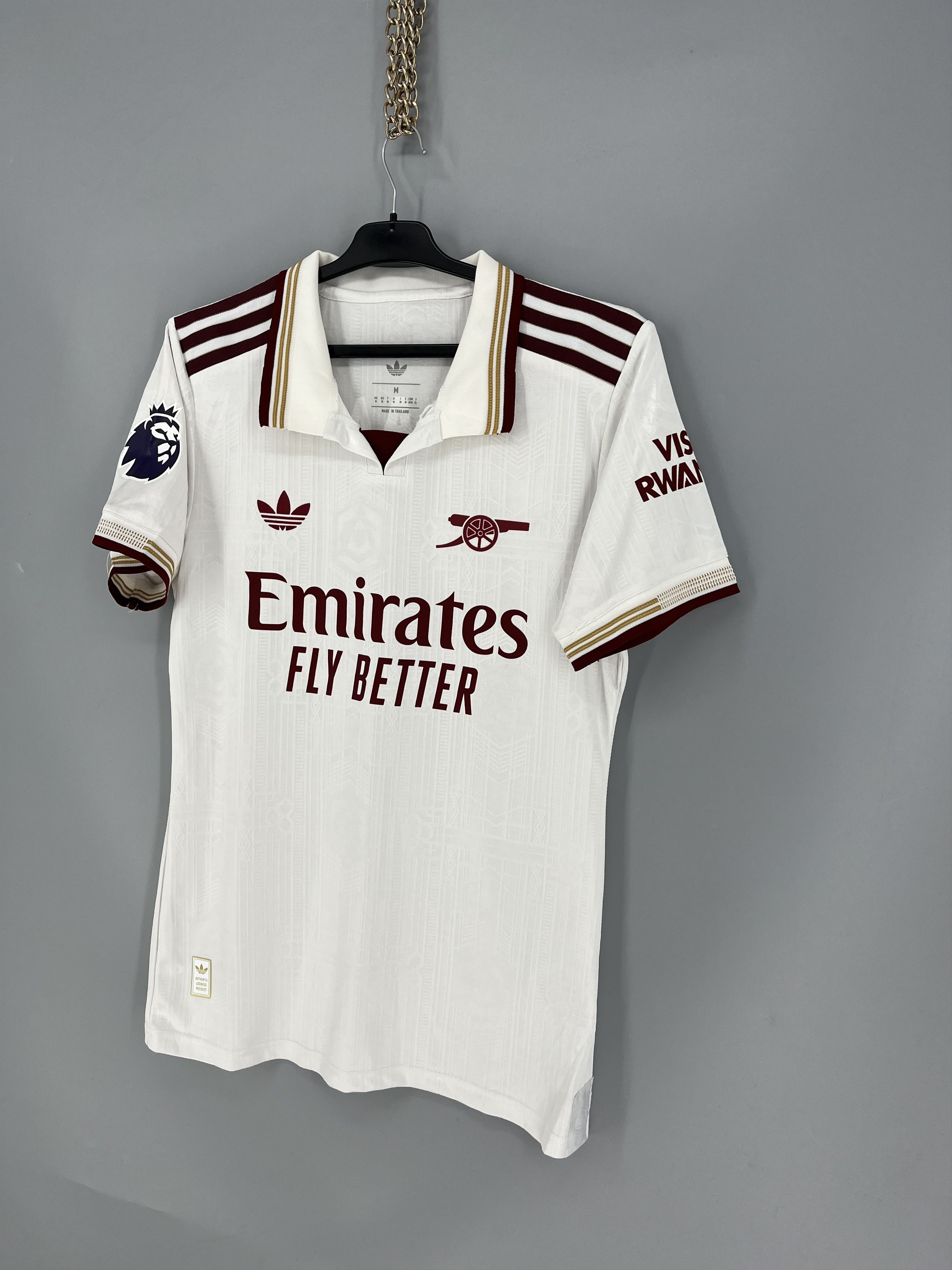 Adidas Arsenal 23/24 Away Jersey Saliba #6 Adidas Premier League Size US M / EU 48-50 / 2 - 3 Thumbnail