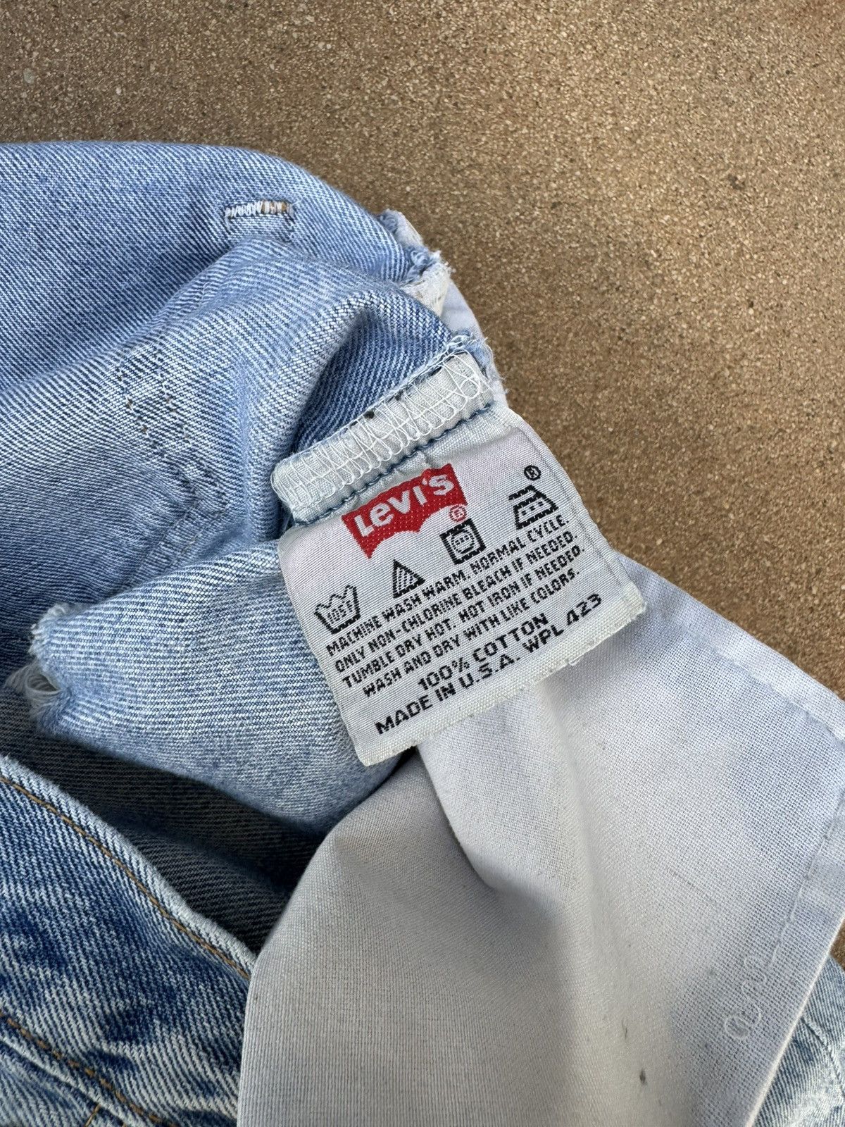 Levi's Vintage 90s Levis 501xx Buttonfly Straight Denim Jeans 32x30 Size US 32 / EU 48 - 6 Thumbnail
