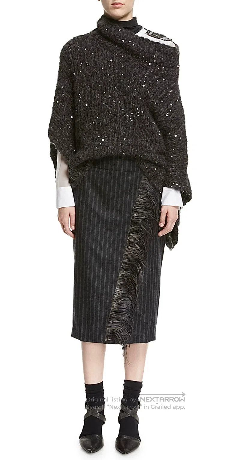 Brunello Cucinelli brunello cucinelli Beaded Crystal Blouse Size XL / US 12-14 / IT 48-50 - 1 Thumbnail