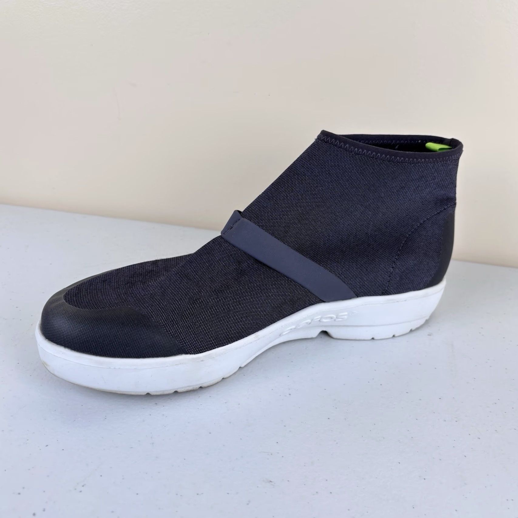 Vintage OOFOS Oomg Fibre Slip-On High Top Boots Womens 9.5 Heather Blue Casual Shoes Size L / US 10 / IT 46 - 3 Thumbnail