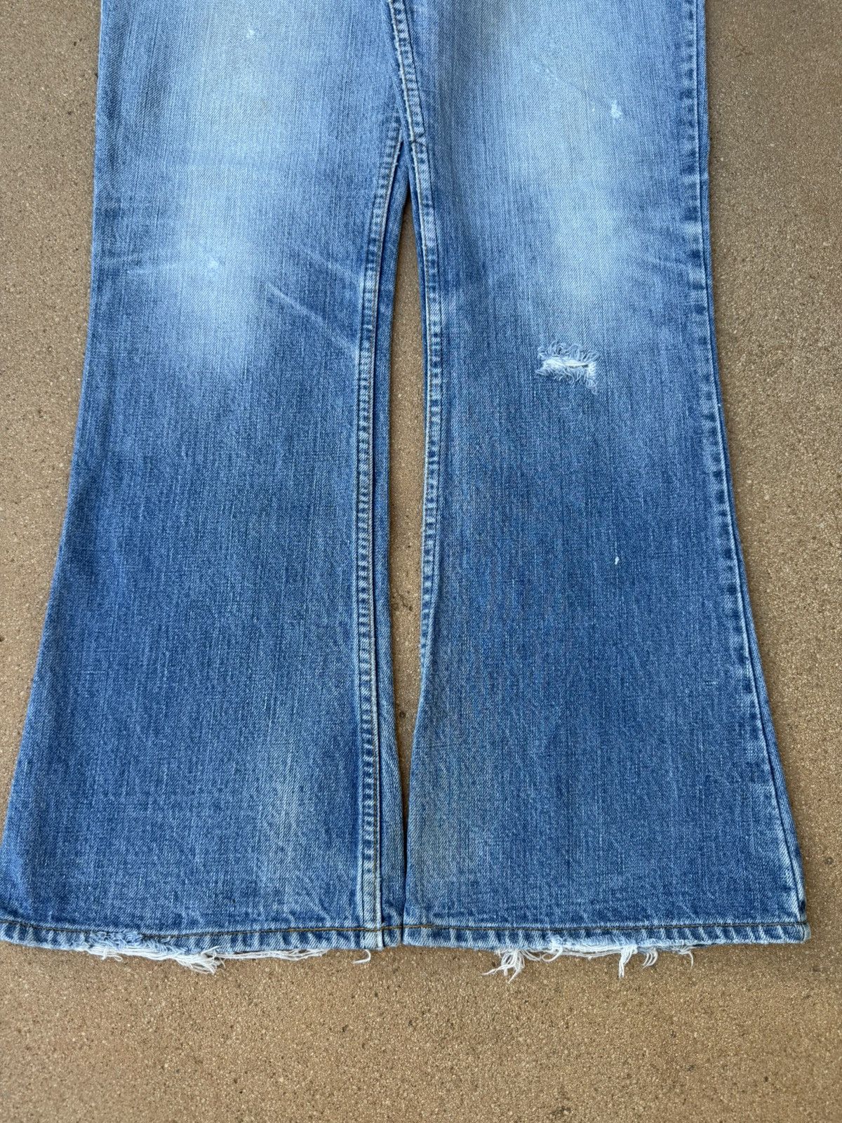 Levi's Vtg 70’s Levi’s 646 Orange Tab Bellbottom Flare Jeans 33x30 Size US 33 - 3 Thumbnail