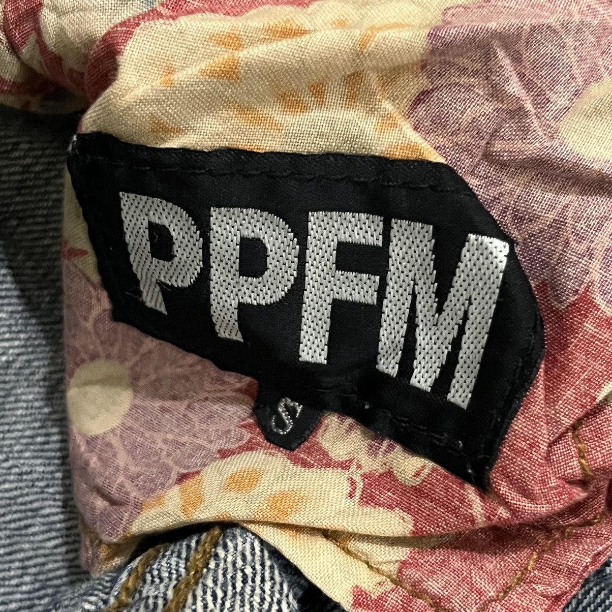 PPFM paneled plaid flanel shirt