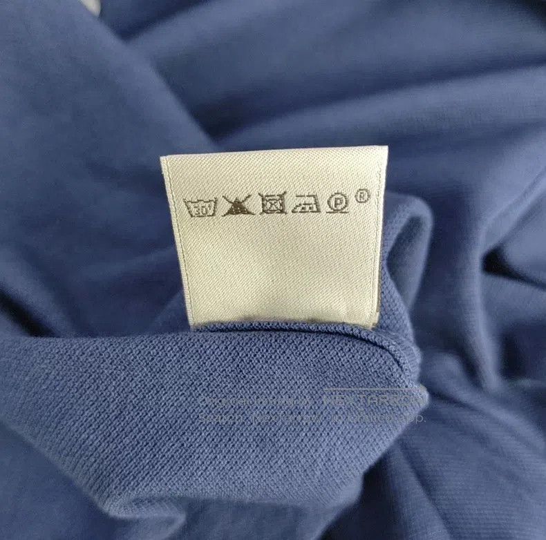 Hermes Hermes Summer Deep Blue Cotton Men's Short Sleeve Polo Size US S / EU 44-46 / 1 - 4 Thumbnail