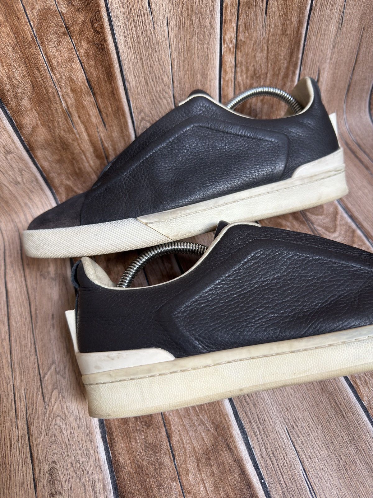 Ermenegildo Zegna Suede triplestitch trainers Size US 7 / EU 40 - 10 Thumbnail