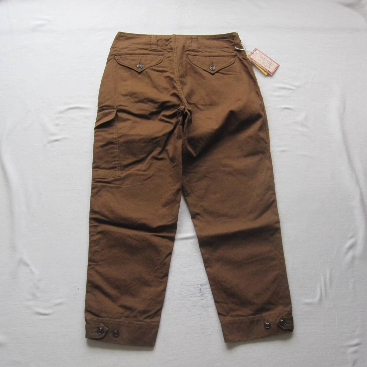 Freewheelers “AVIATOR’S TROUSERS” 34 SEPEA BROWN Size US 34 / EU 50 - 7 Thumbnail