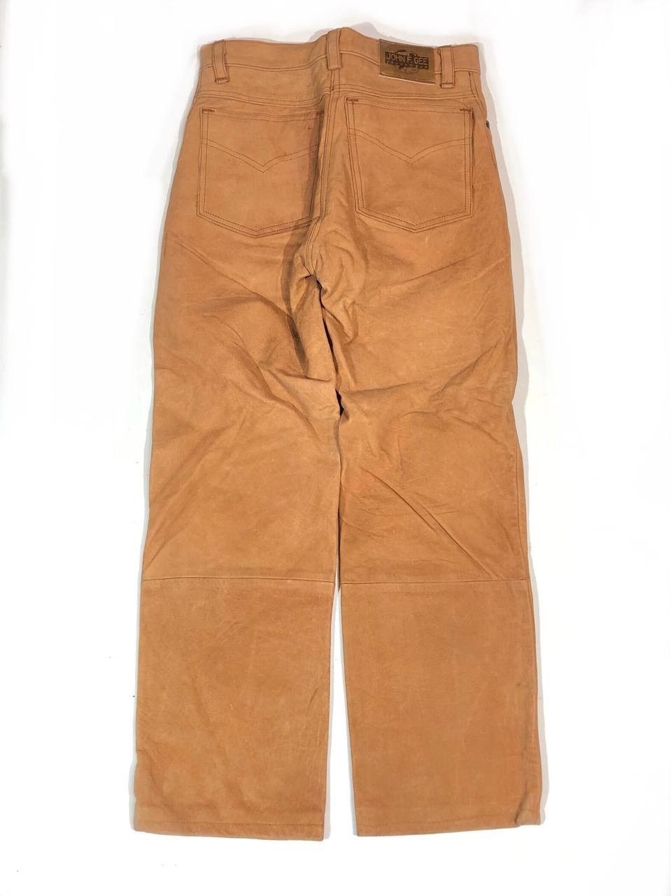 Vintage Gohn F Gee Moto Biker Leather Pants Vintage Size US 28 / EU 44 - 6 Thumbnail
