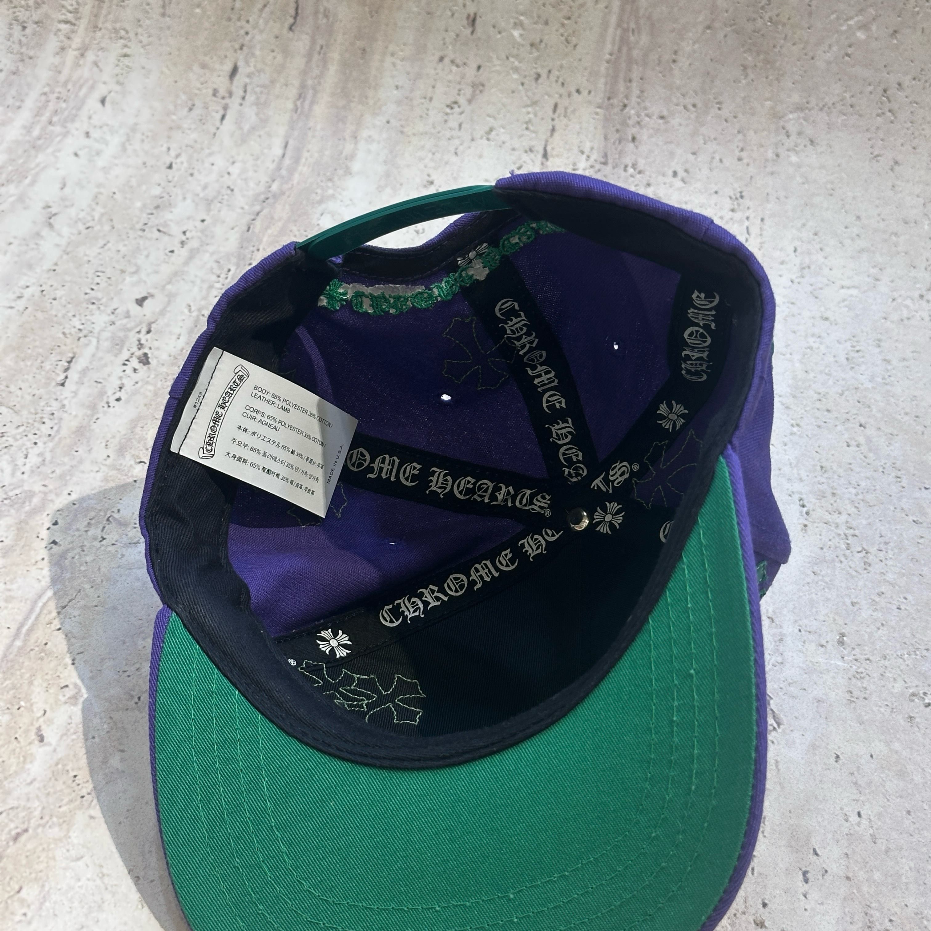 Chrome Hearts Chrome Hearts Baseball Cap Cotton x Polyester purple Size ONE SIZE - 8 Thumbnail