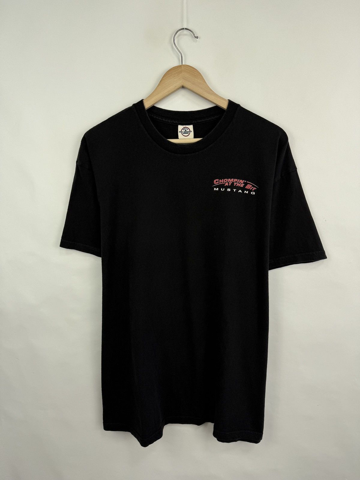 Mustang 🇺🇸Vintage Y2K Mustang Chompin At The Bit Delta Pro Weight Tee Size US XL / EU 56 / 4 - 5 Thumbnail