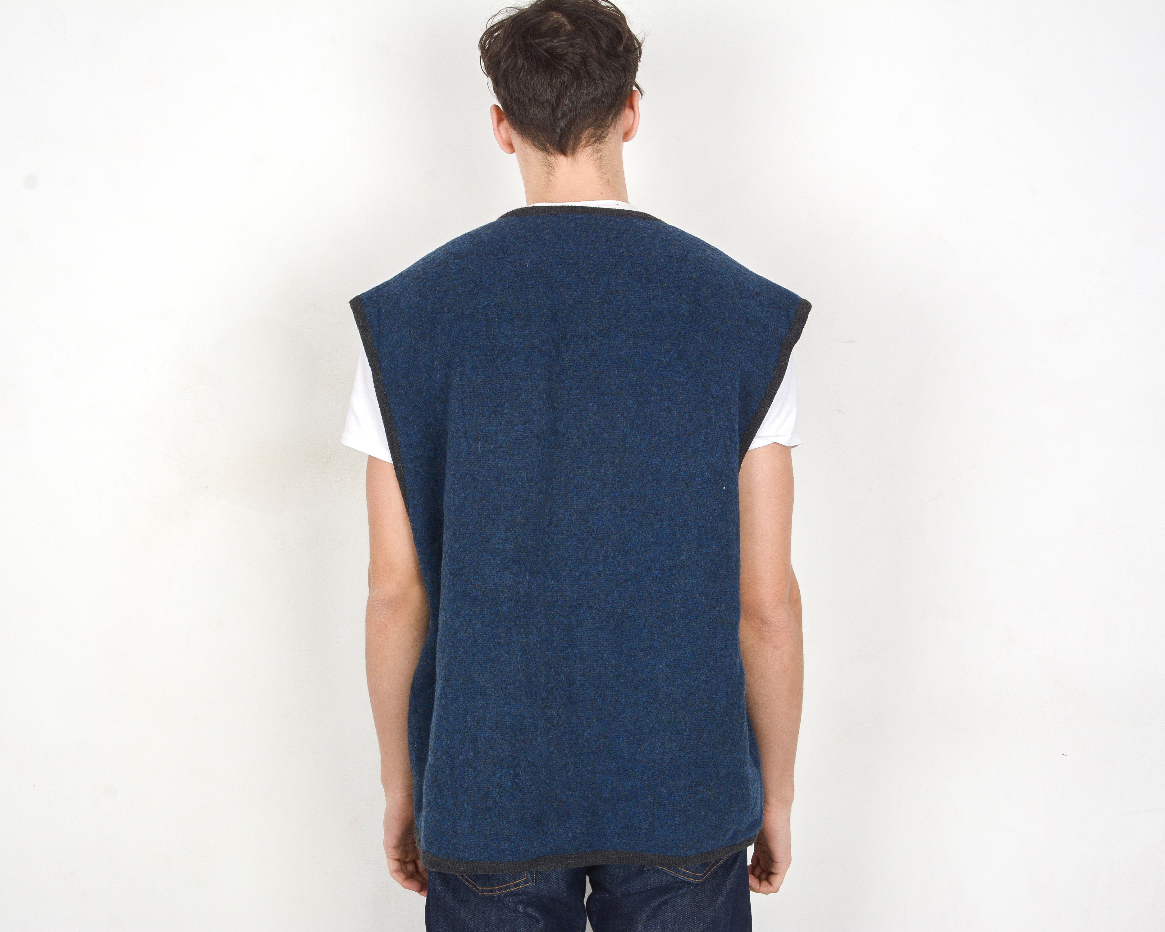 Vintage Landhausmode Trachten UK 50 US Waistcoat Vest Tank Gilet Size US XXL / EU 58 / 5 - 4 Thumbnail