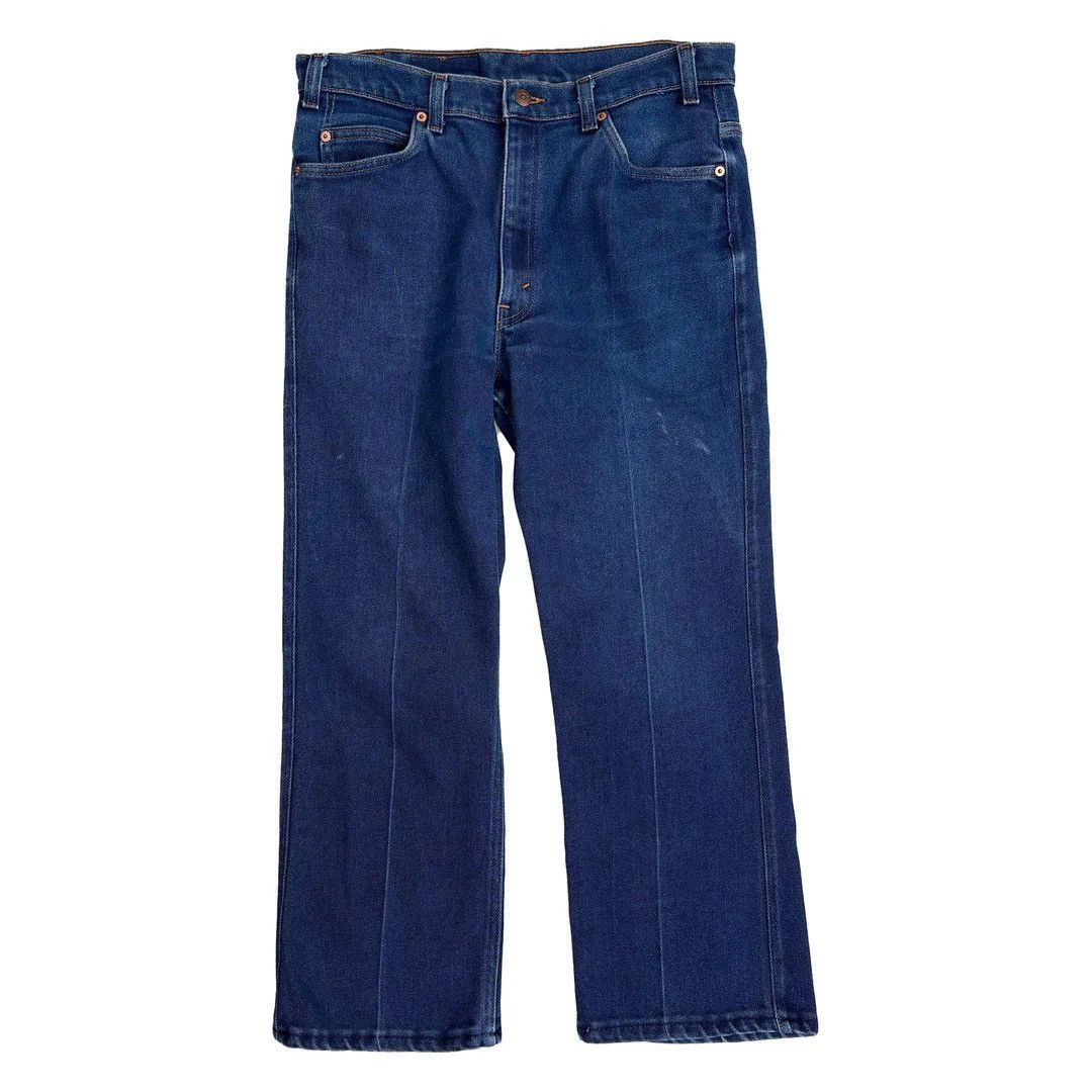 Levi's Levi’s 517 1970 70s Vintage W36 L27 Blue Boot Cut Jeans Size US 36 / EU 52 - 2 Thumbnail