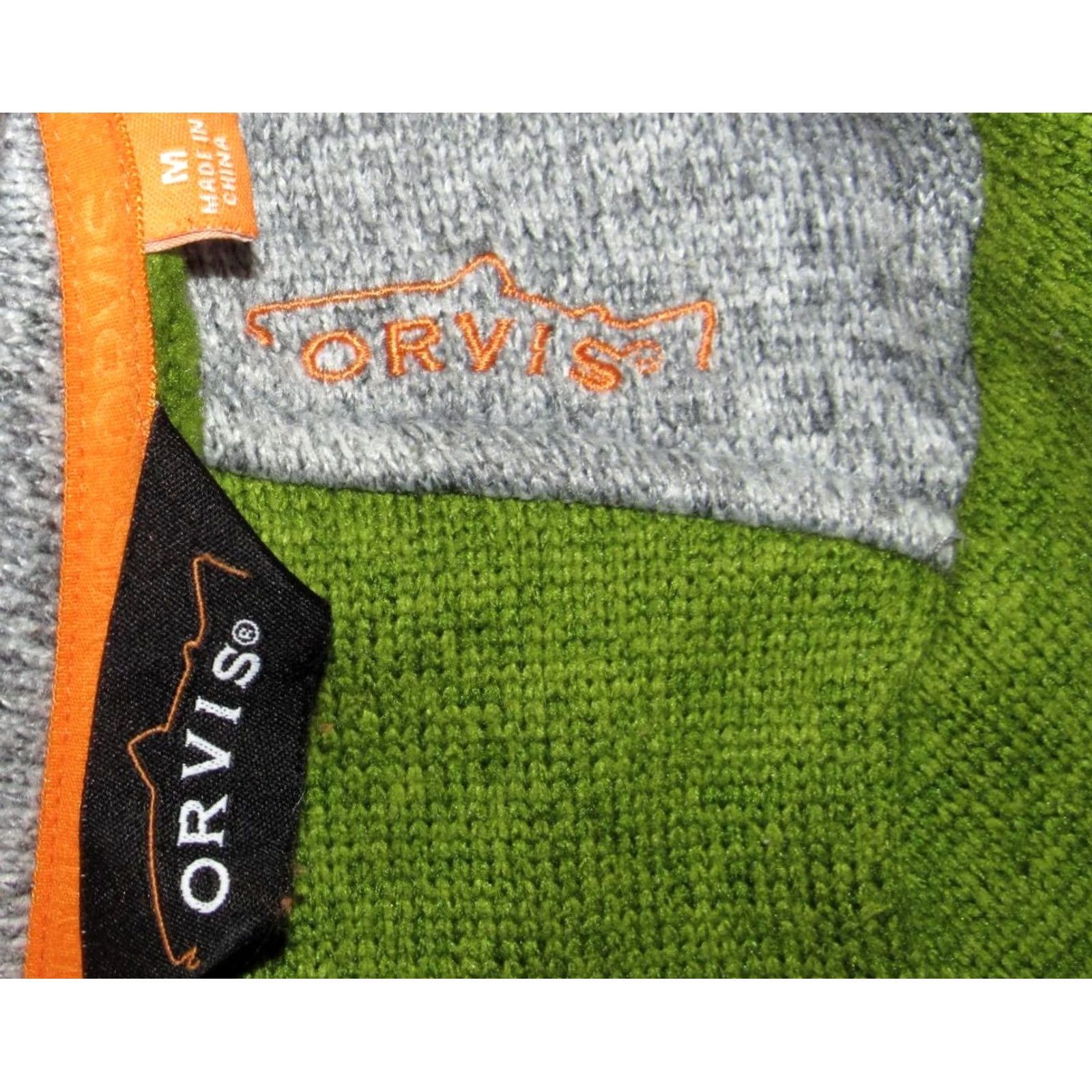 Orvis ORVIS Green Jackson Full Zip Fleece Jacket Medium M Mens Jacket Size US M / EU 48-50 / 2 - 3 Thumbnail